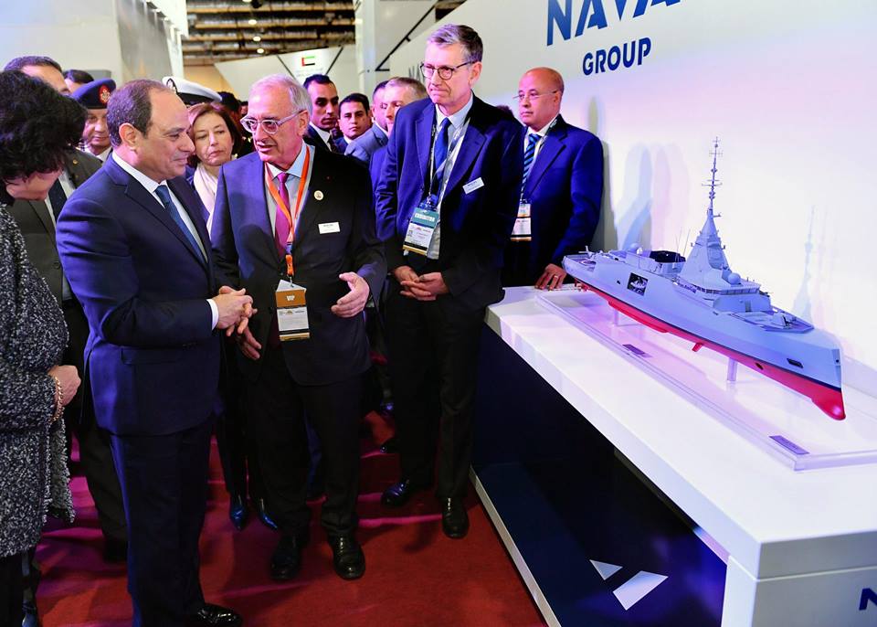 الرئيس المصري عبد الفتاح السيسي يفتتح المعرض الدولي للصناعات الدفاعية والعسكرية (ايديكس 2018)