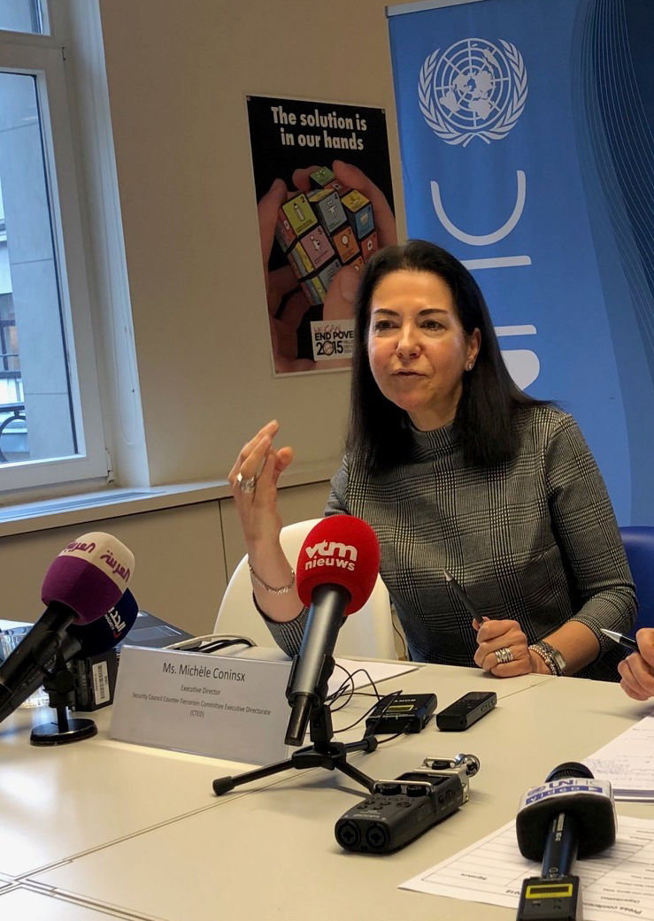 UN Assistant Secretary-General and Executive Director of the Security Council Counter-Terrorism Committee Executive Directorate (CTED) Michele Coninsx