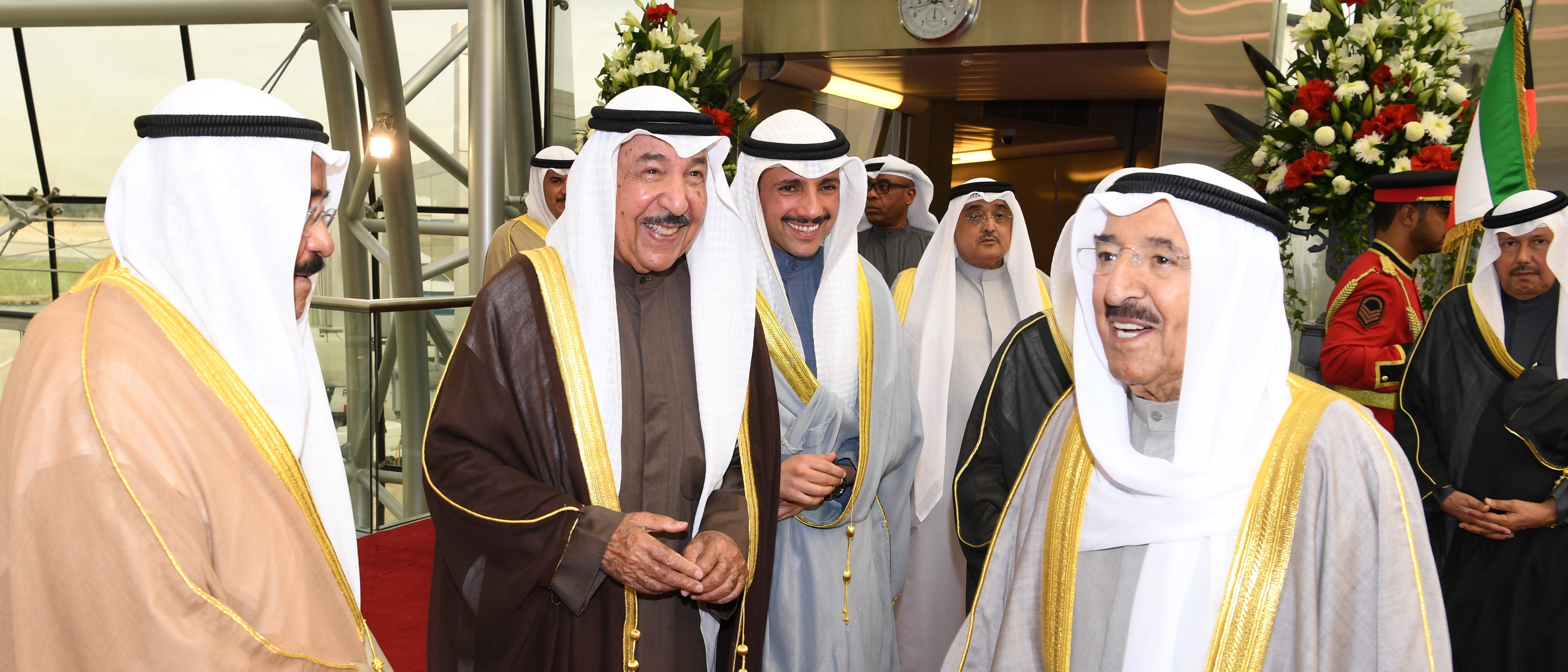 His Highness the Amir Sheikh Sabah Al-Ahmad Al-Jaber Al-Sabah to Saudi Arabia for 39th GCC summit