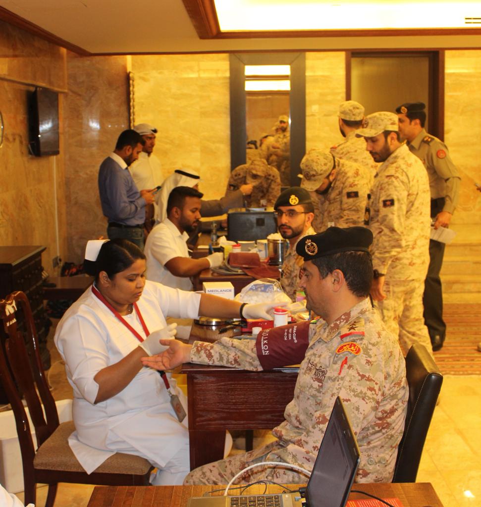 Kuwaiti army launches blood donation