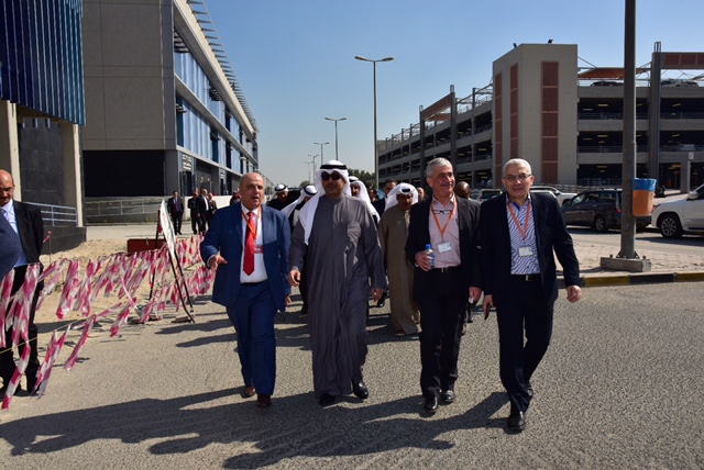 رئيس جهاز متابعة الأداء الحكومي الكويتي الشيخ أحمد مشعل الأحمد الصباح يتفقد مشروع توسعة مستشفى الفروانية
