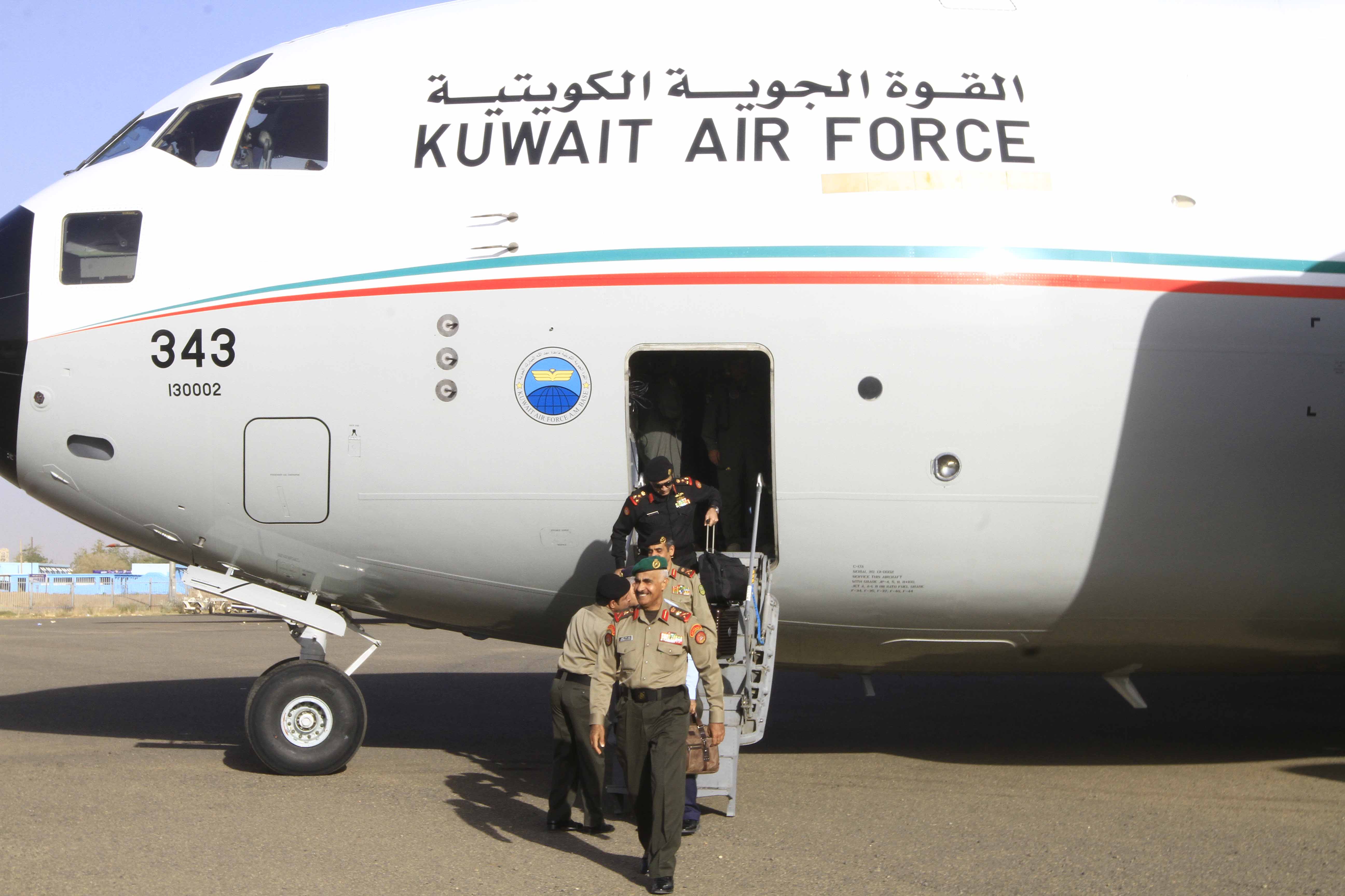 Chief of the General Staff of Kuwait's Army Lieutenant-General Mohammad Al-Khudher arrives in Sudan to hold talks