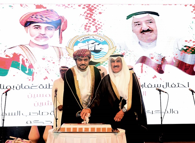 جانب من احتفال سفارة الكويت في عمان بالاعياد الوطنية