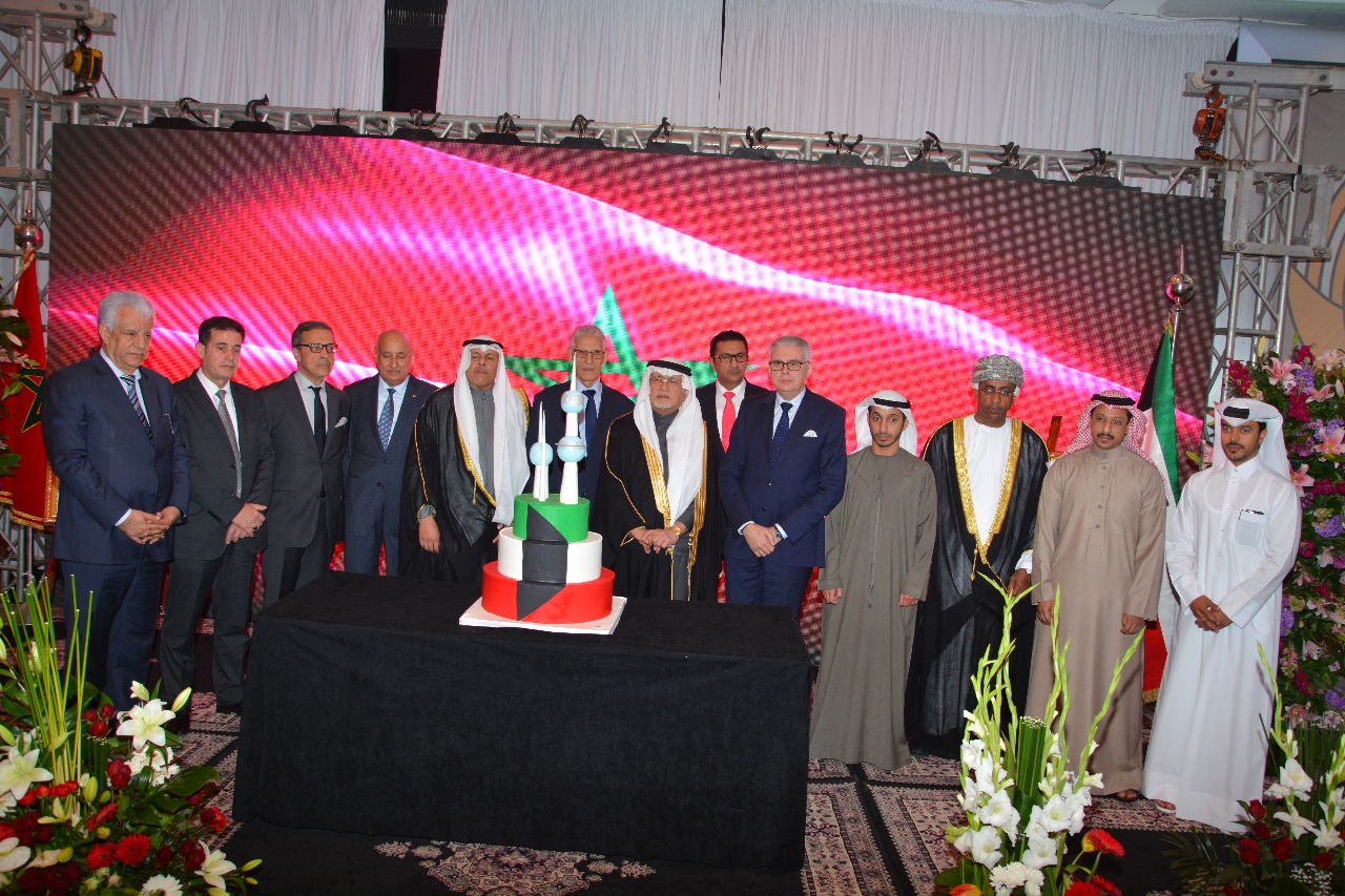 (ISESCO) Director General Abdulaziz Al-Tuwaijri during a reception held by Kuwait Embassy in Rabat