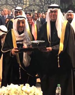 His Highness the Amir Sheikh Sabah Al-Ahmad Al-Jaber Al-Sabah inaugurates Sheikh Abdullah Al-Salem Cultural Center