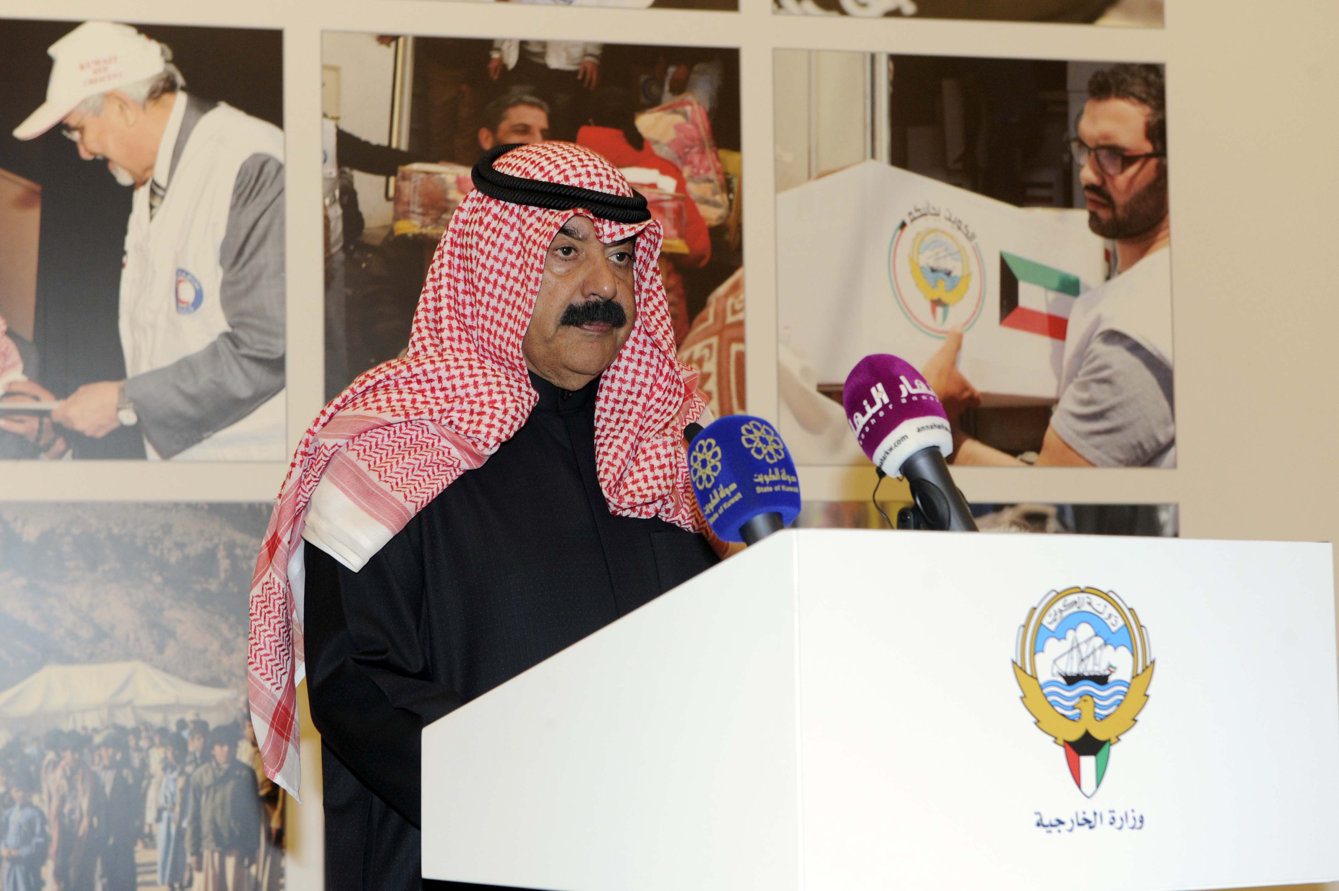 Al-Jarallah said in his opening speech at the ninth seminar on Kuwait's humanitarian work, organized by the Ministry of Foreign Affairs
