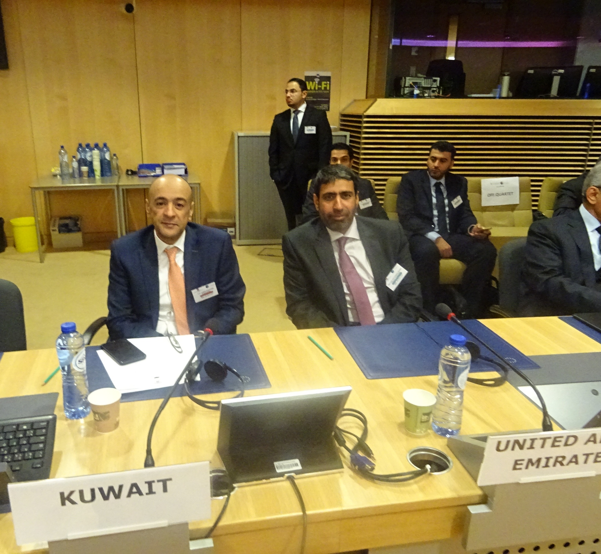 Kuwait's ambassador Jasem Al Budaiwi at the conference