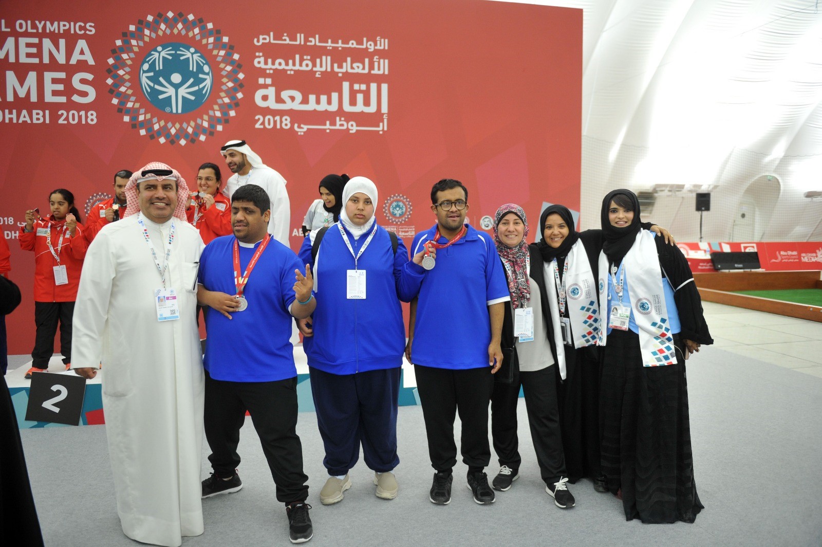 Kuwaiti athletes Abdulalh Al-Hajri and Hamad Al-Shegy won the silver medal in the double Bocce competition