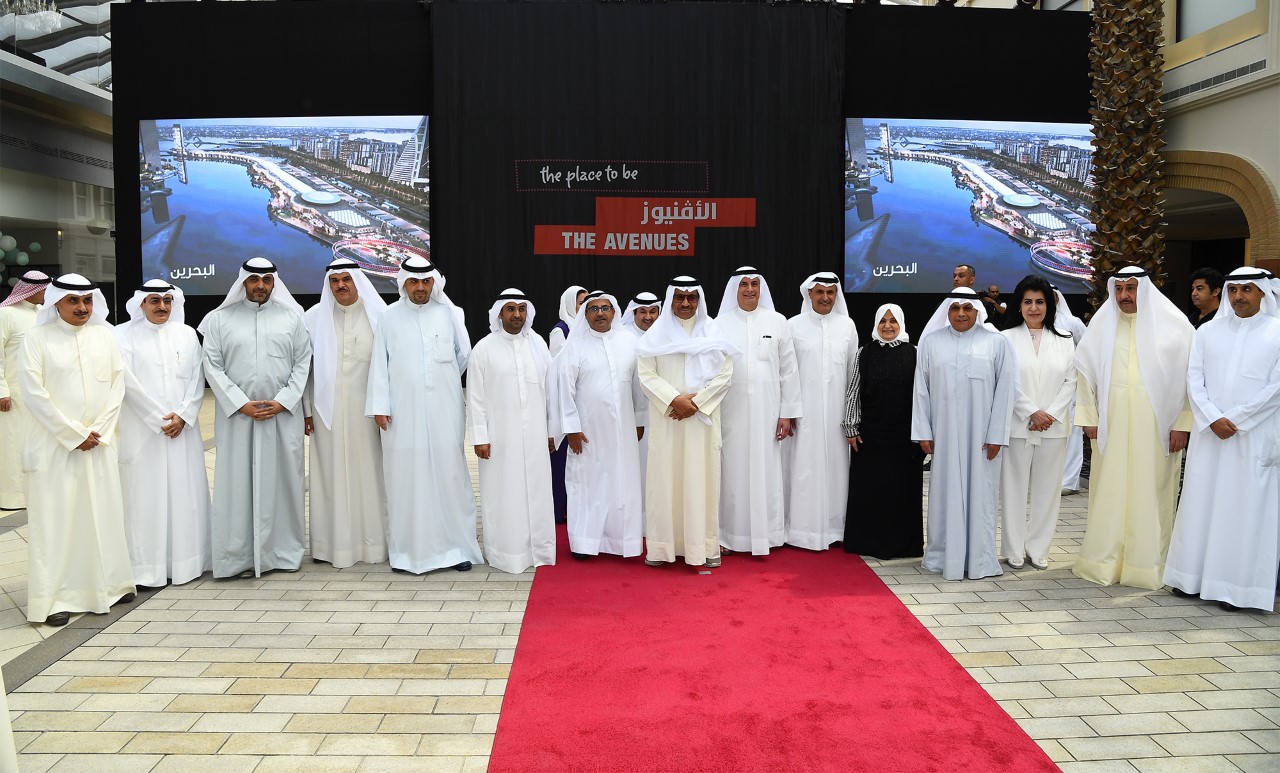 His Highness the Prime Minister Sheikh Jaber Al-Mubarak Al-Hamad Al-Sabah attended and patronized the ceremony for the opening of the fourth phase in the Avenues mall