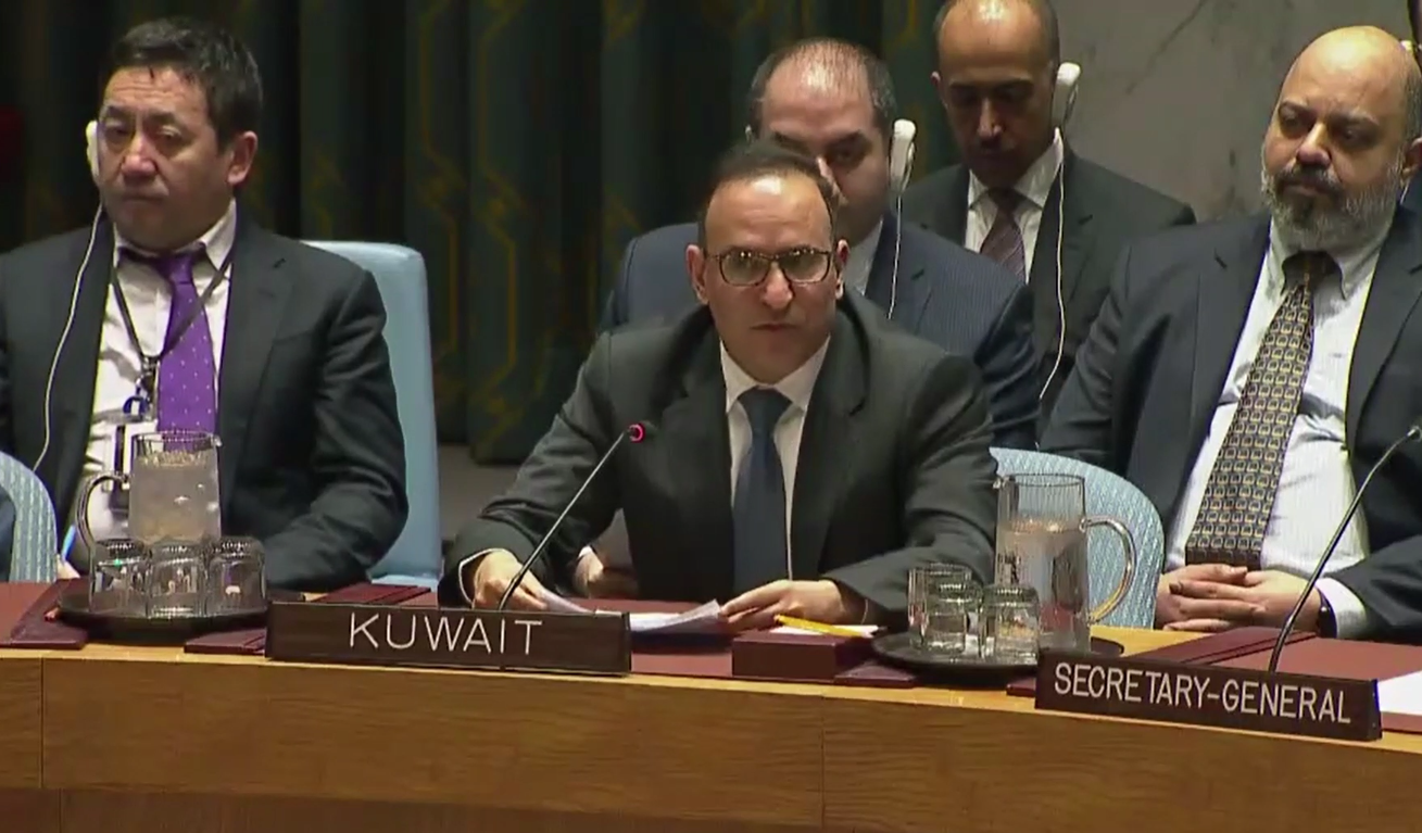 KUNA AlOtaibi Kuwait utterly condemns Israeli acts against innocent