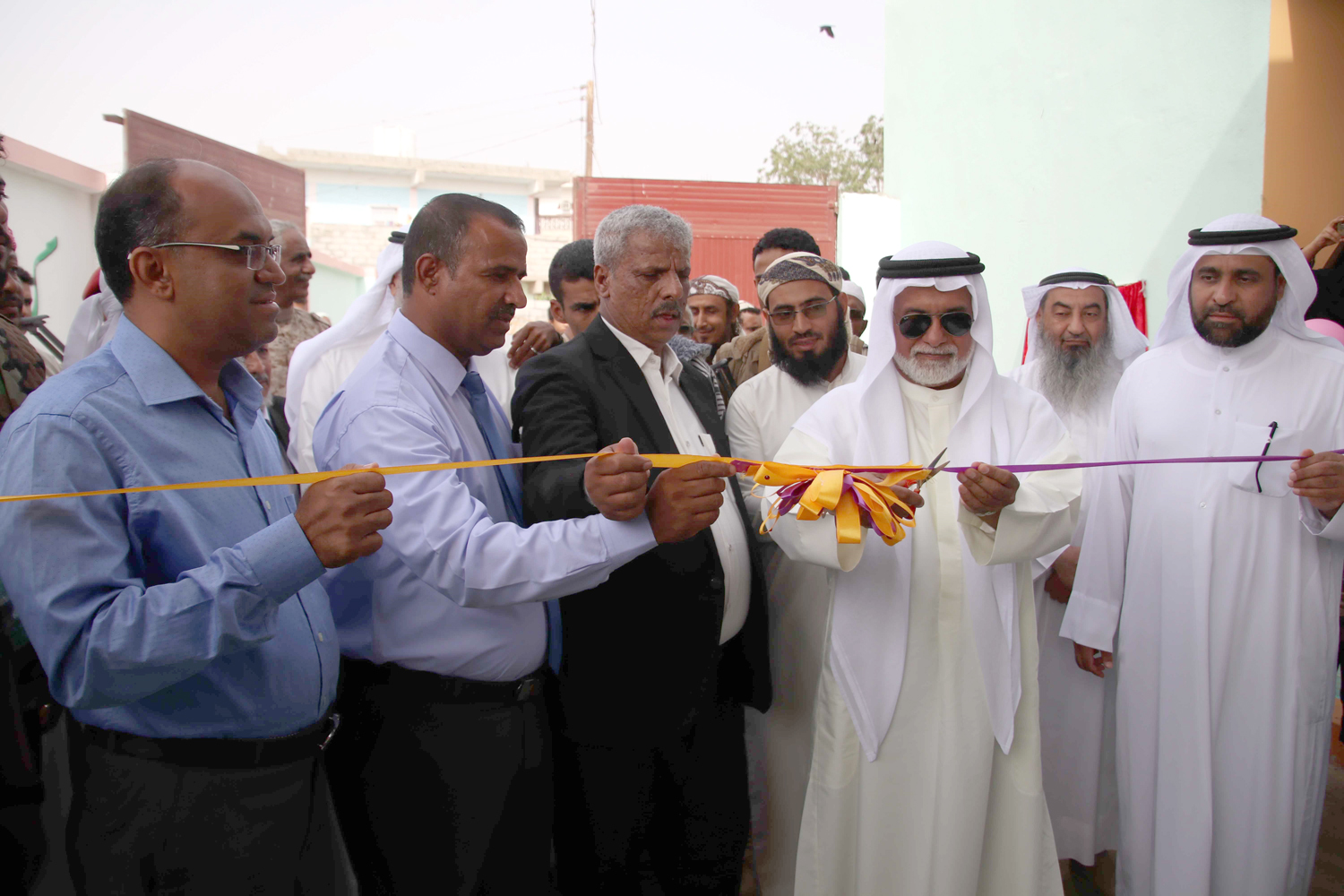 Delegation from the Kuwaiti Relief Society launches special needs school in Yemen