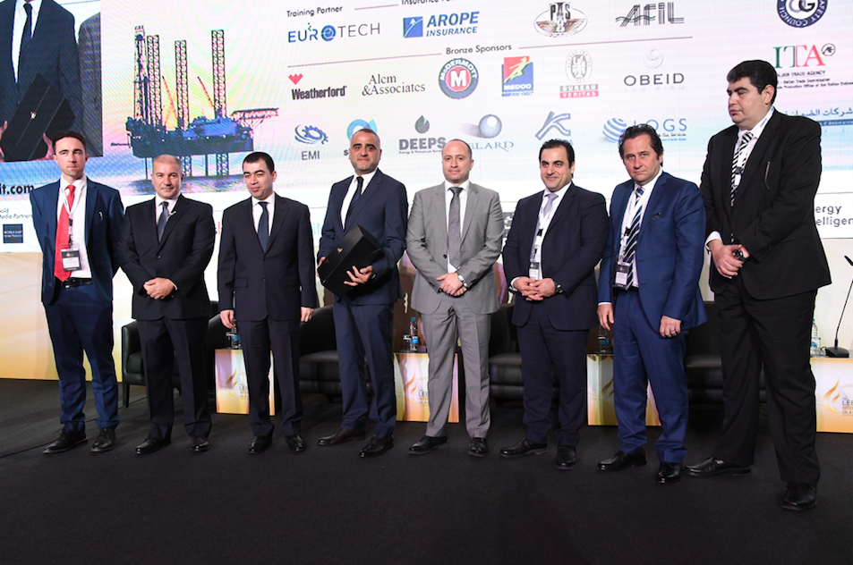 Lebanon's Minister of Water and Energy Cesar Abi Khalil at the inaugural session of the 4th Lebanon International Oil & Gas Summit (4th LIOG-2018)