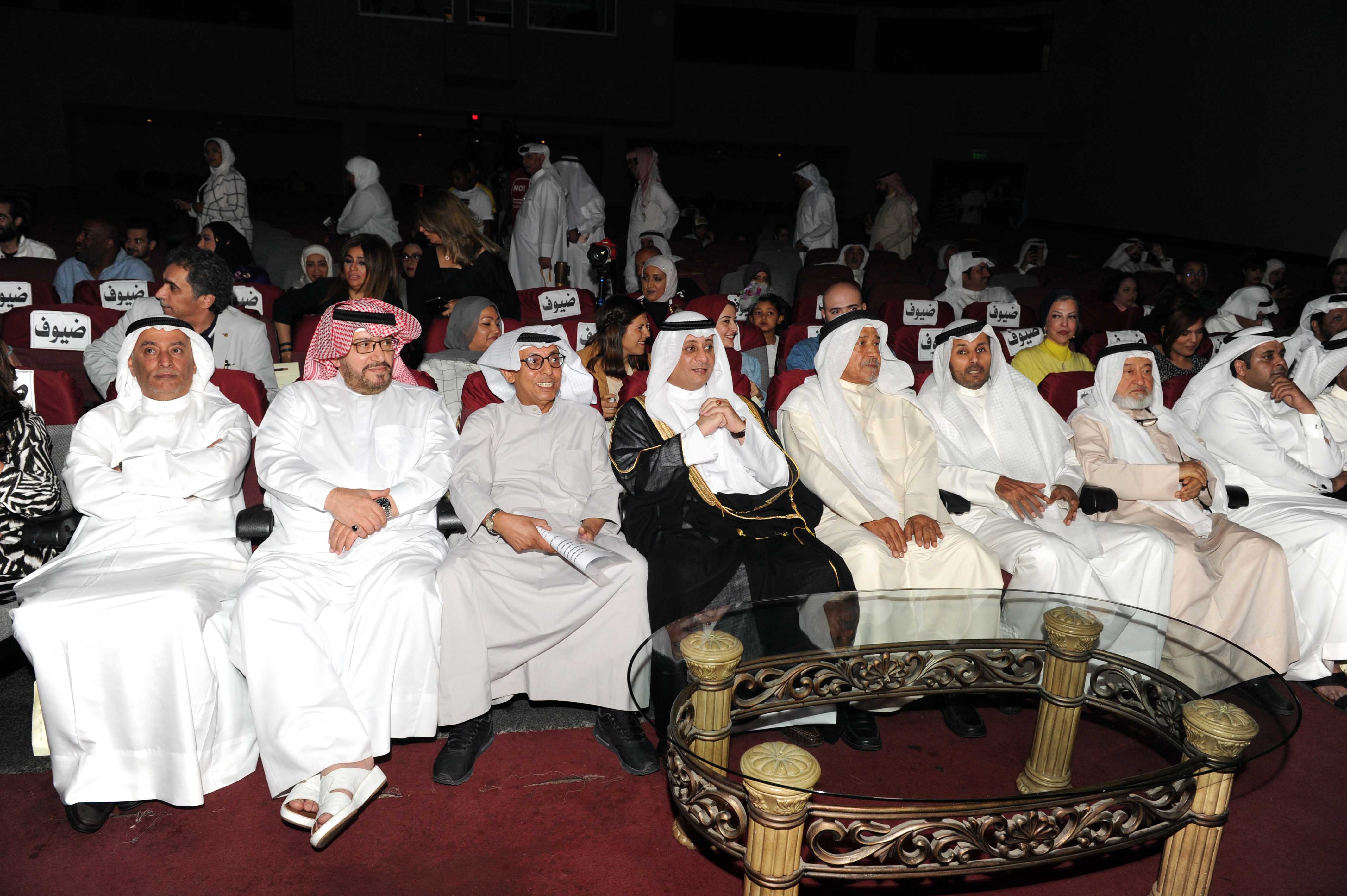 جانب من الحضور خلال حفل افتتاح مهرجان الكويت الدولي للمونودراما