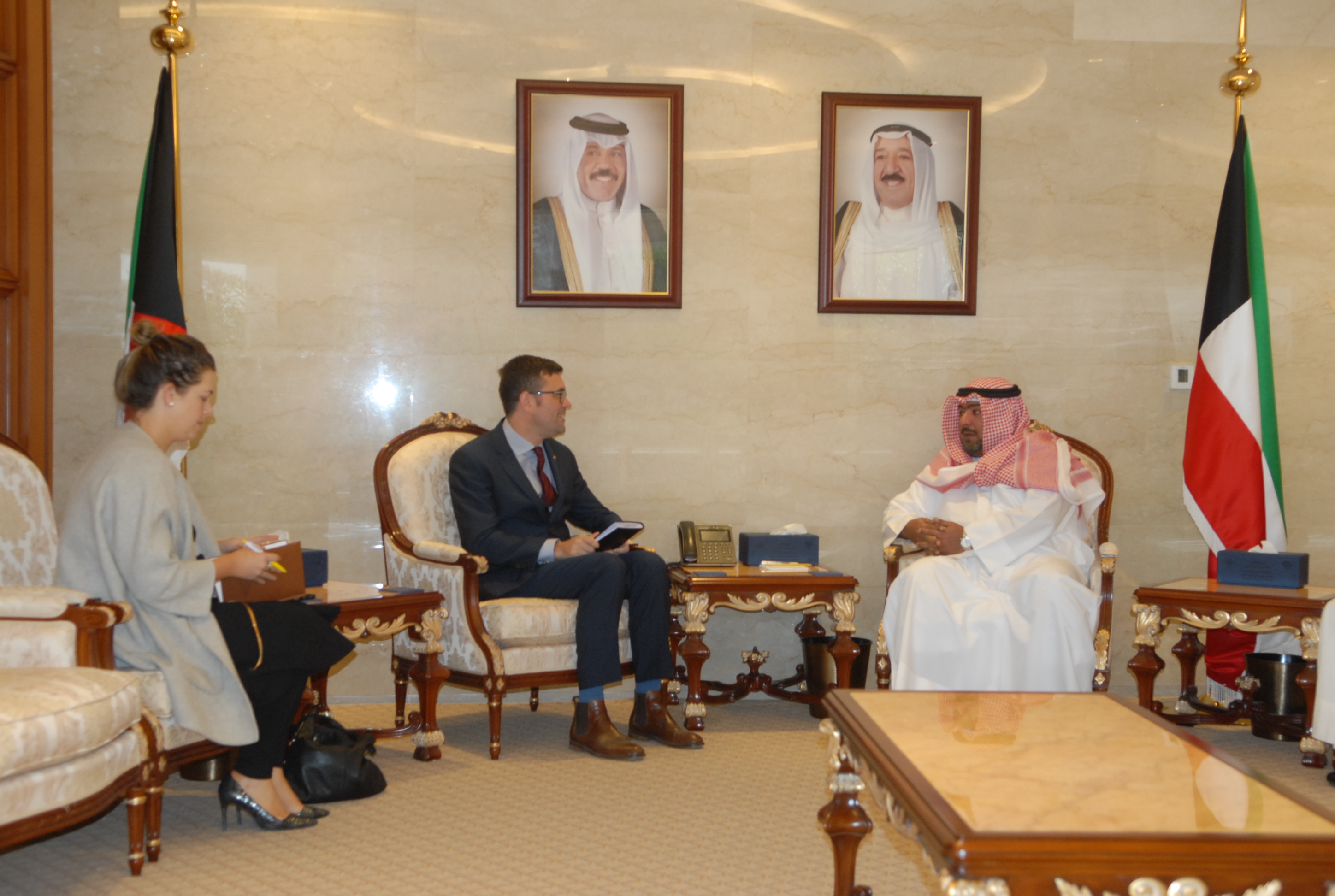 Kuwait National Security chief discusses cooperation with Australian envoy