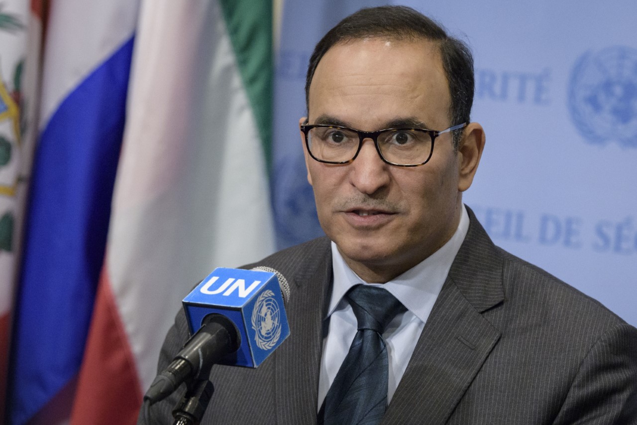 Kuwait's Permanent Representative to the UN headquarters in New York Ambassador Mansour Al-Otaibi