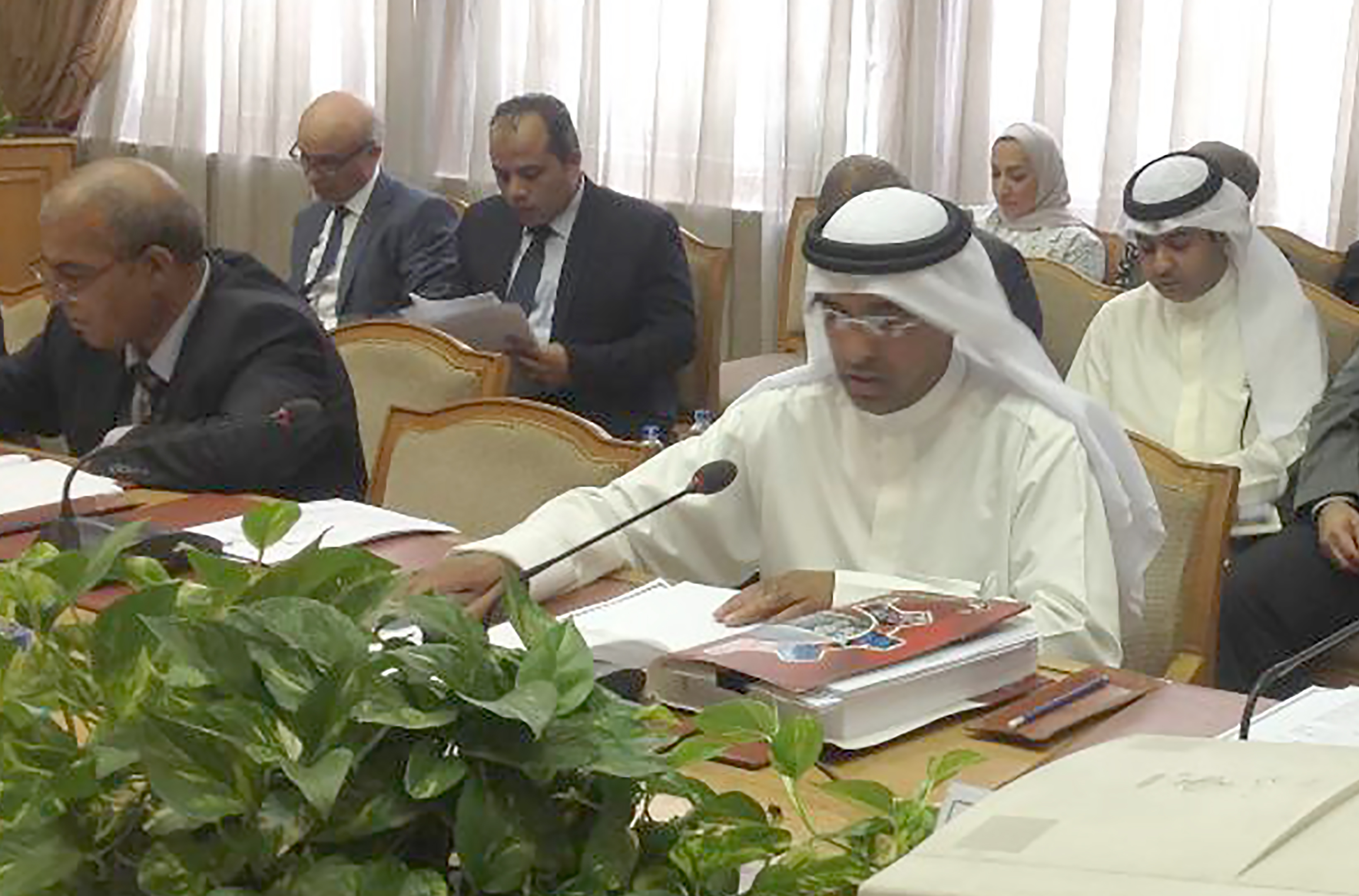 Public Authority for Industry (PAI) Director for Development and Industrial Support Abdullah Al-Hajri during the meetings of the 28th Technical Committee on Rules of Origin, at the Arab League