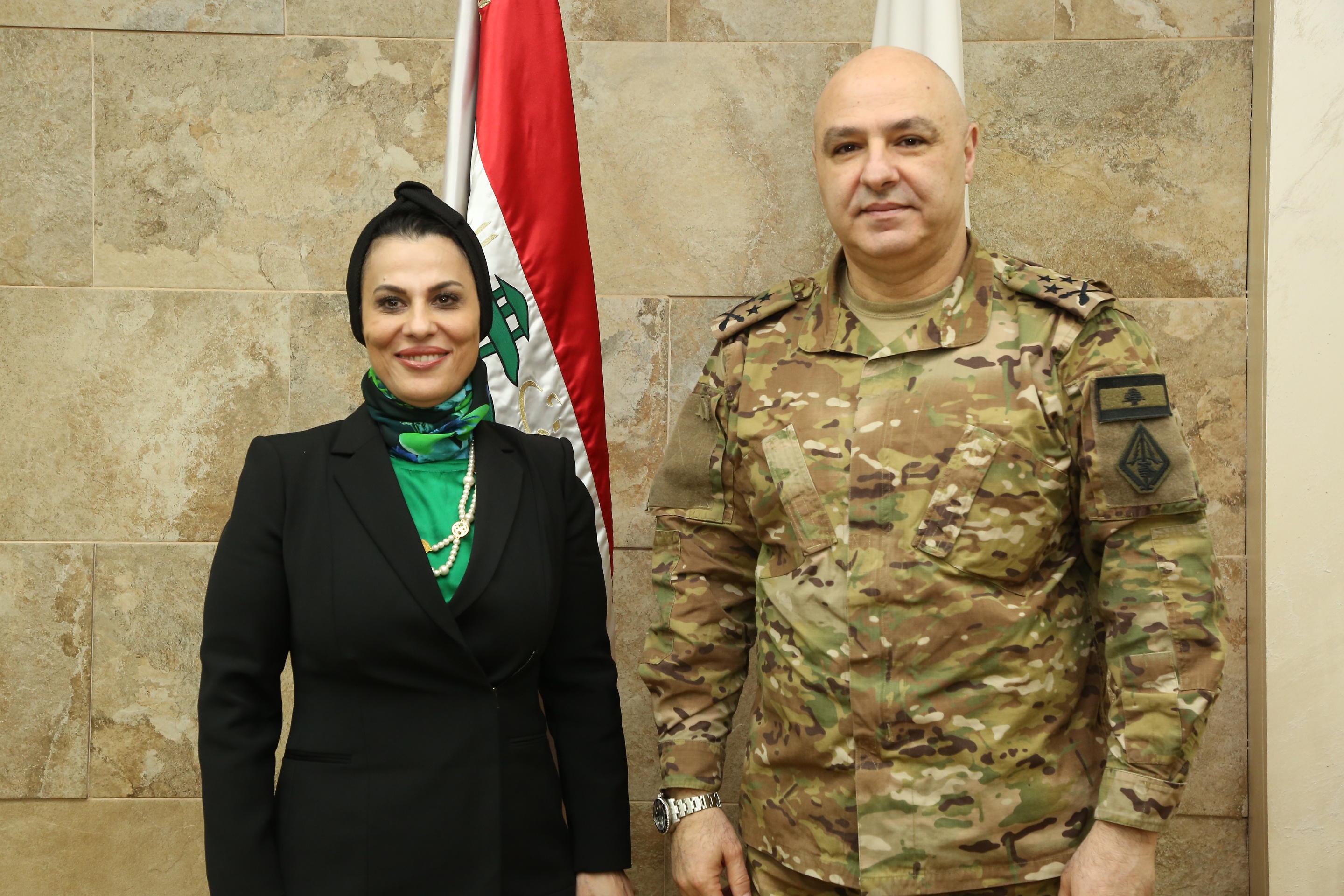 Lebanese Army Chief General Joseph Aoun in an exclusive interview with  Director of KUNA bureau in