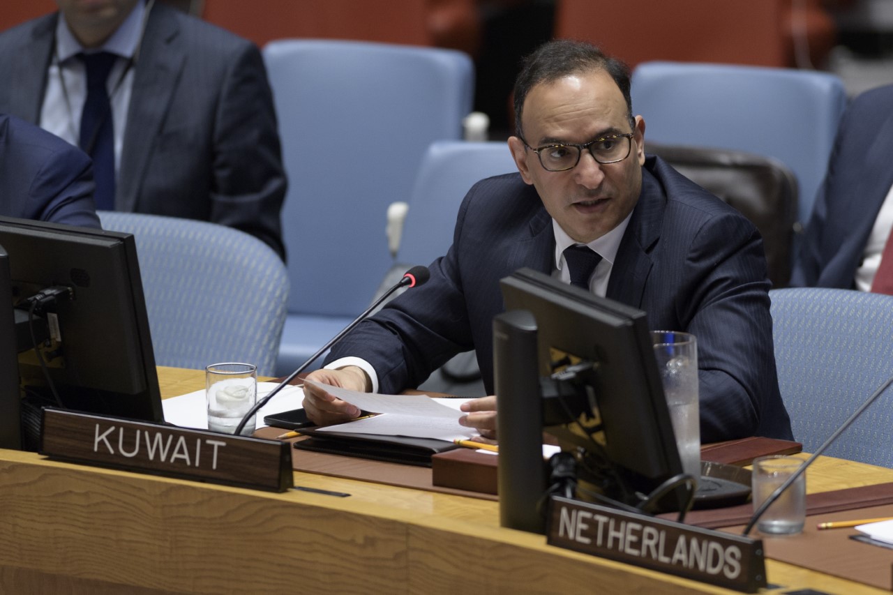 Permanent Representative of Kuwait the UN headquarters in New York, Ambassador Mansour Al-Otaibi