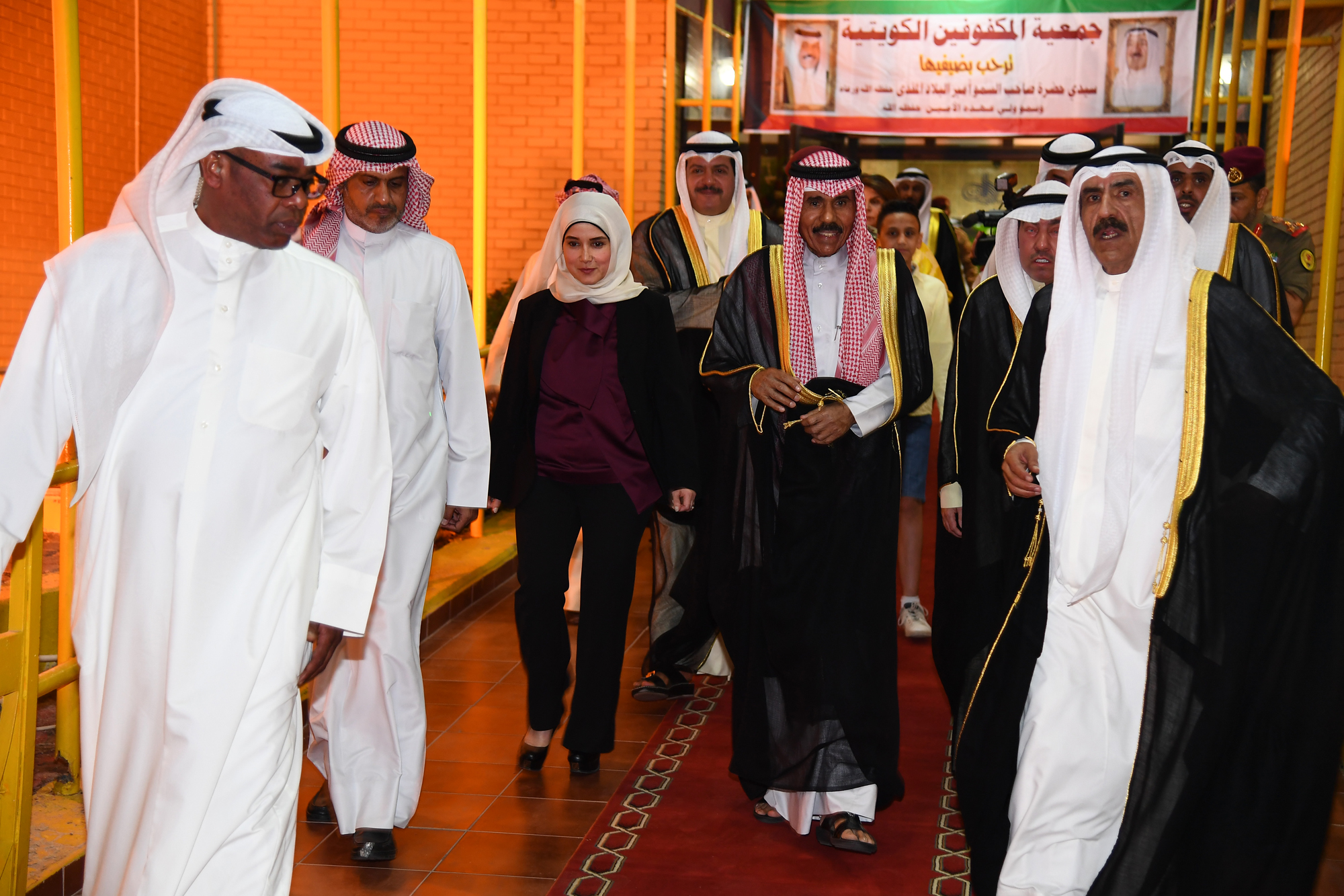 His Highness the Crown Prince Sheikh Nawaf Al-Ahmad Al-Jaber Al-Sabah visits Kuwait Blind Association