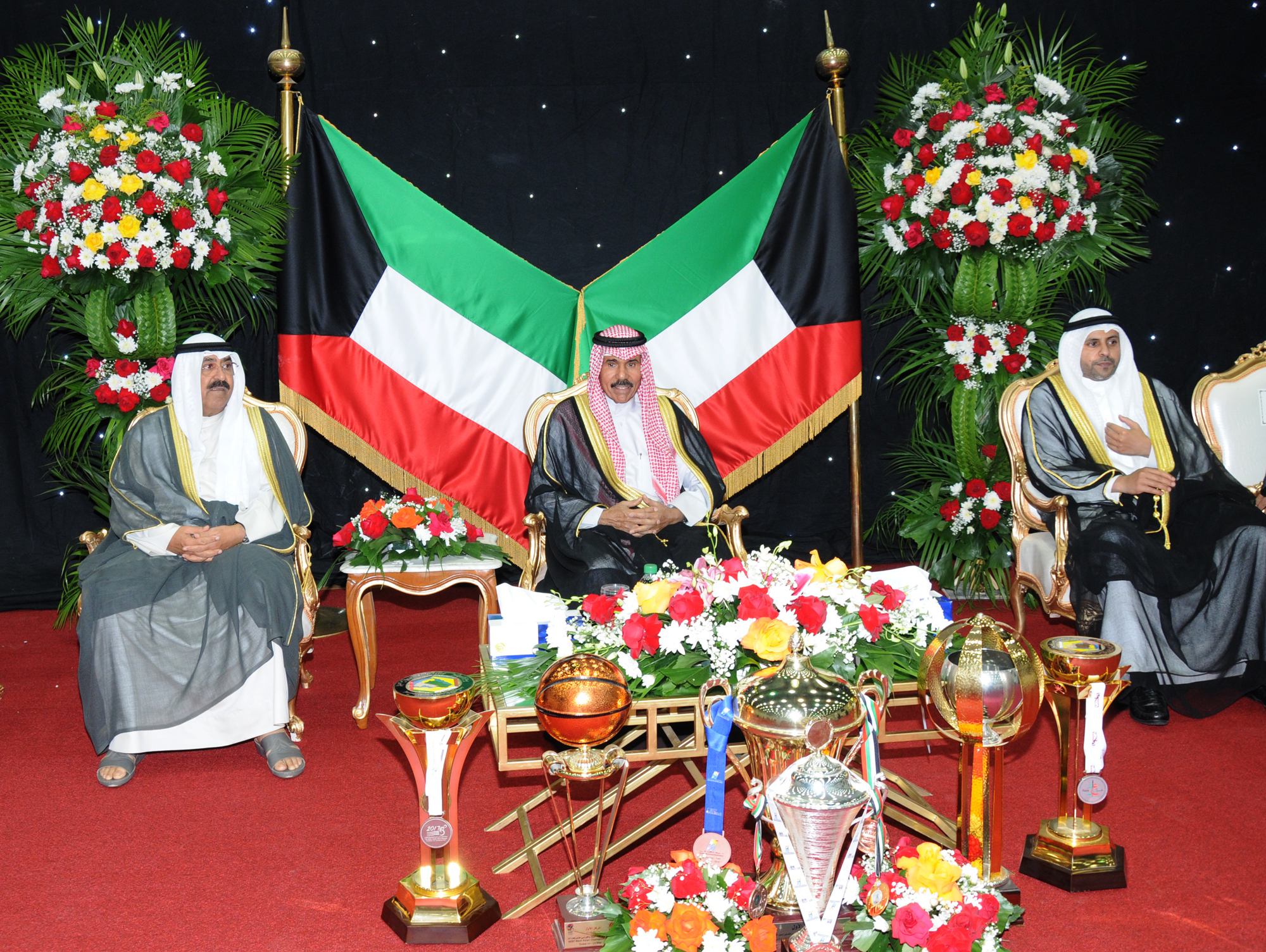 His Highness the Crown Prince Sheikh Nawaf Al-Ahmad Al-Jaber Al-Sabah visited the Kuwait Disabled Sports Club