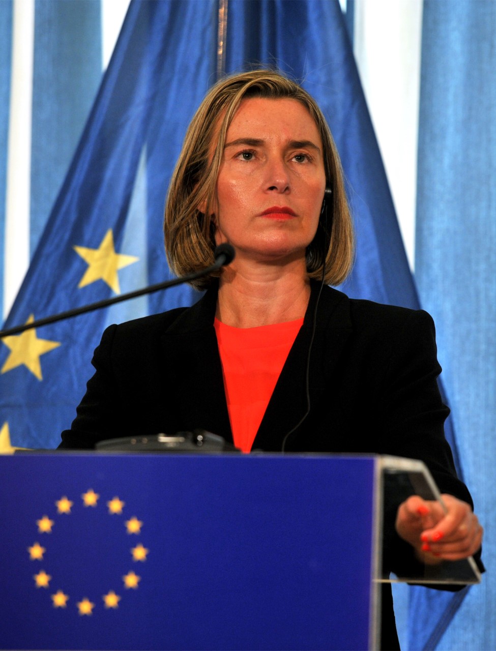 الممثلة العليا للاتحاد الأوروبي للشؤون الخارجية والسياسية والأمنية ونائبة رئيس المفوضية الأوروبية فيديريكا موغيريني