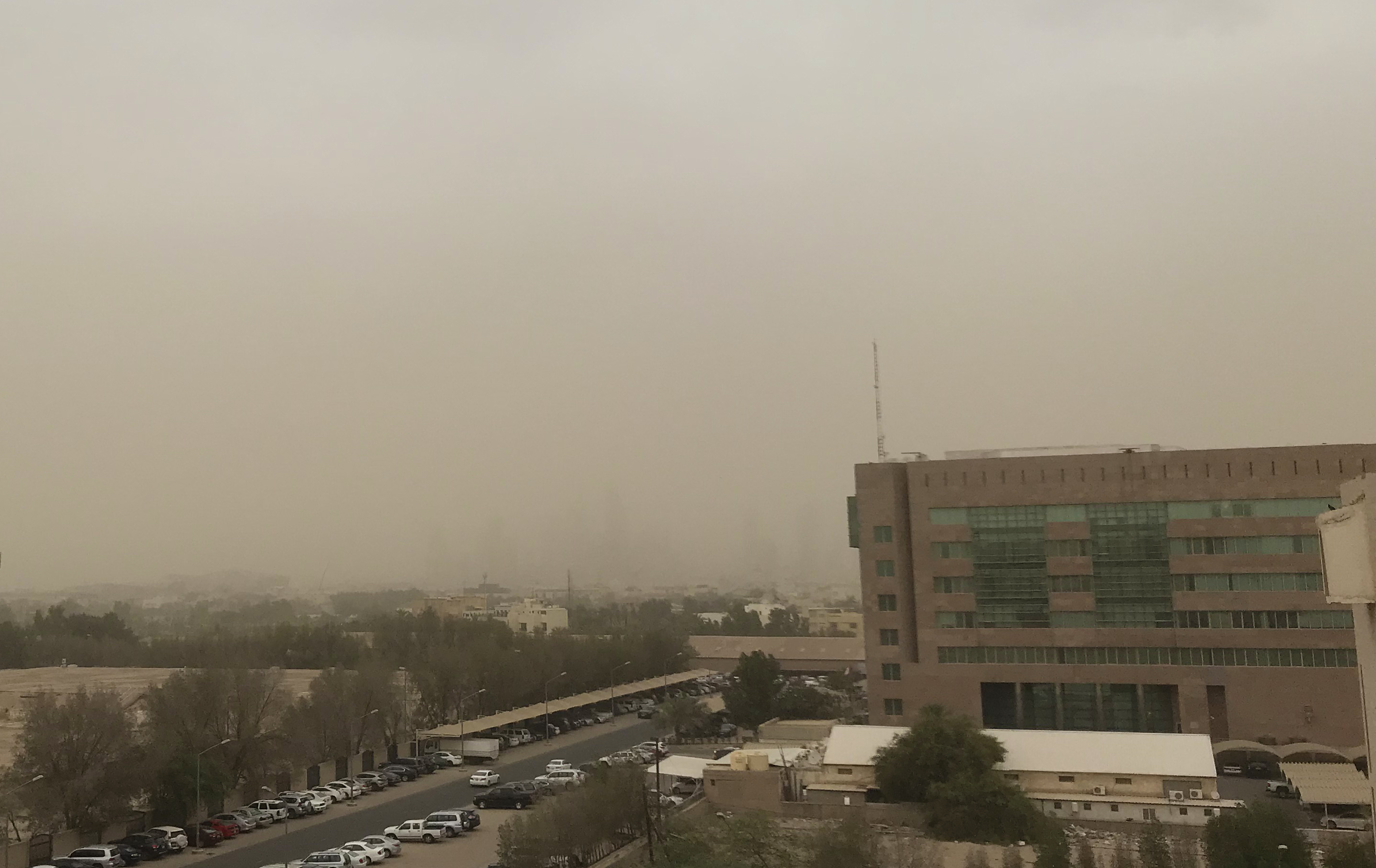 Unstable weather conditions causing low visibility in some areas in Kuwait