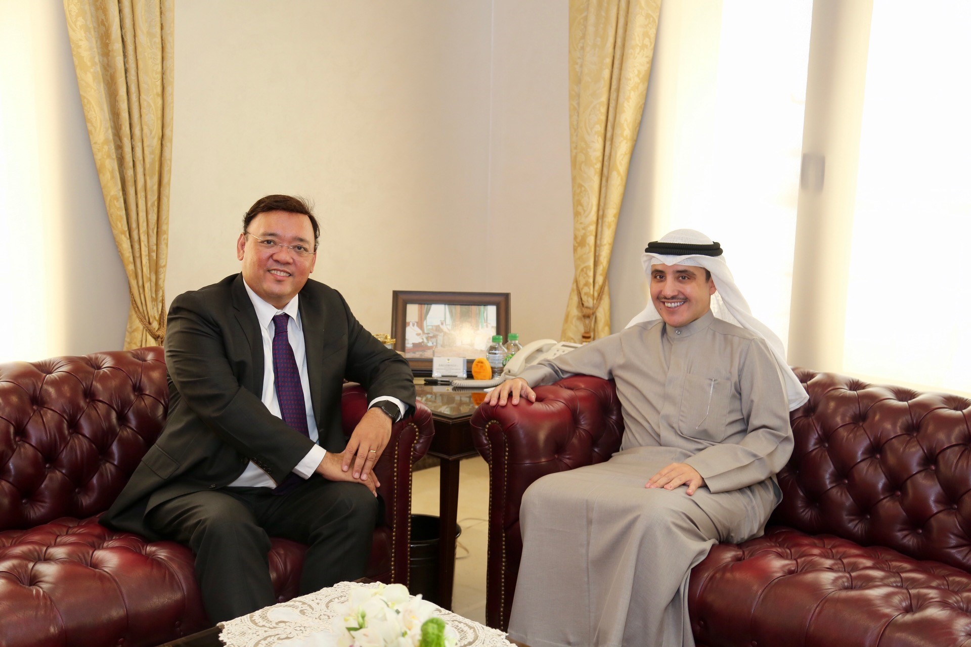 Ambassador Sheikh Dr. Ahmad Nasser Al-Mohammad Al-Sabah received Philippines' Presidential Advisor Harry Roque