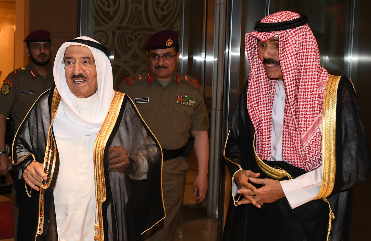 صاحب السمو أمير البلاد الشيخ صباح الأحمد الجابر الصباح يتوجه إلى السعودية لحضور اجتماع سبل دعم الأردن
