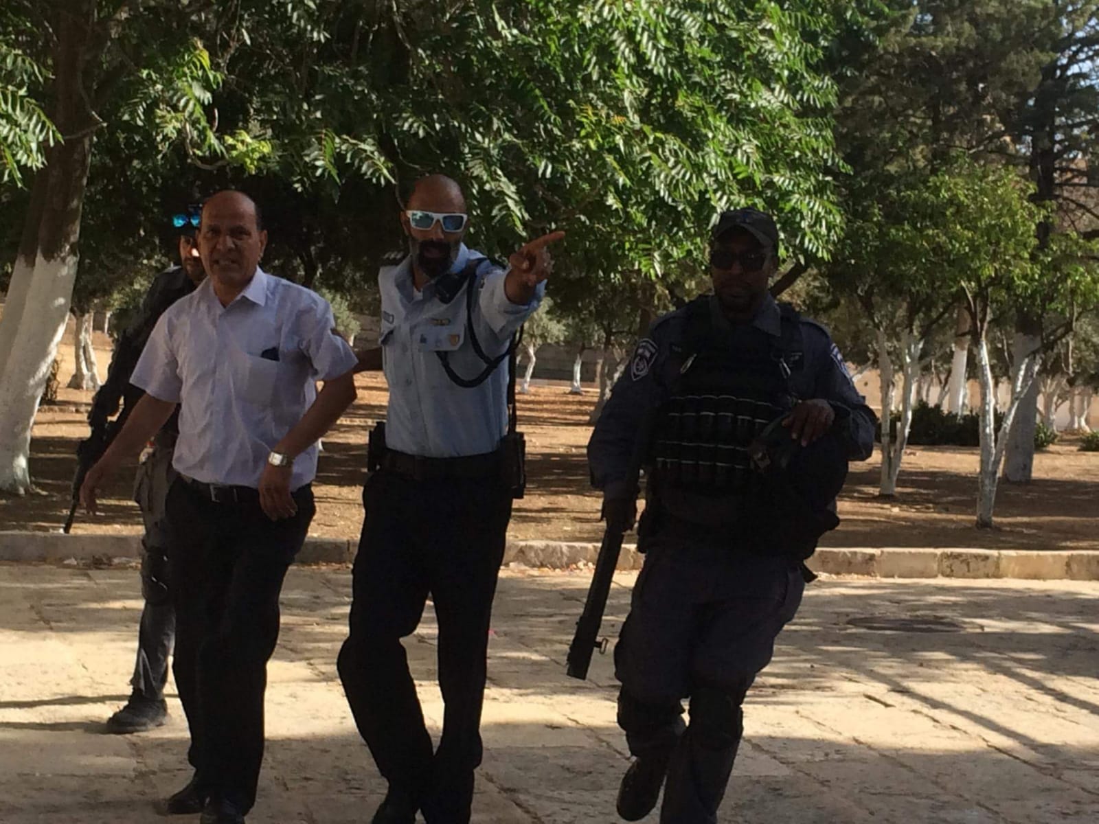 Israeli police arrest Al-Aqsa Holy Mosque Guards' Department head Abduallah Abu Taleb