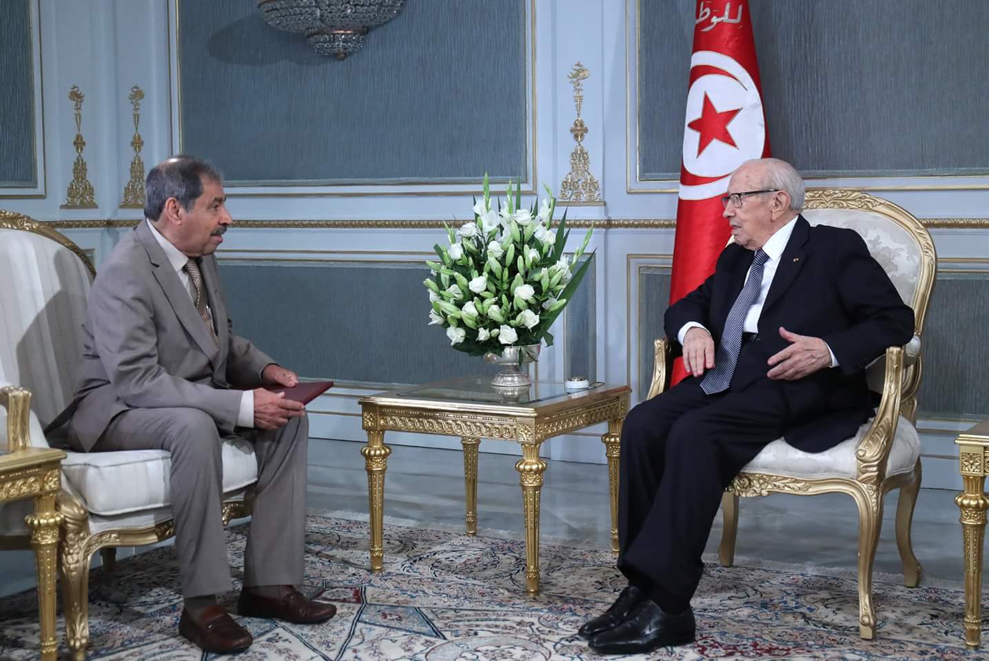 Chairman of the Kuwait-based Abdulaziz Saud Al-Babtain Cultural Foundation invites Tunisian pres. to int'l peace event