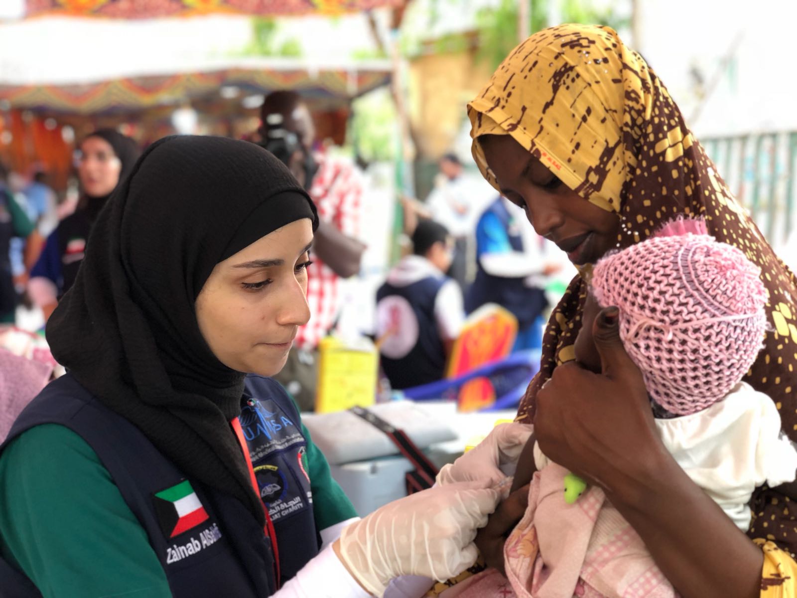 Kuwait Relief Society, along with the Faculty of Medicine Students at Kuwait University and Al-najat Charity launches treatment program In Chad