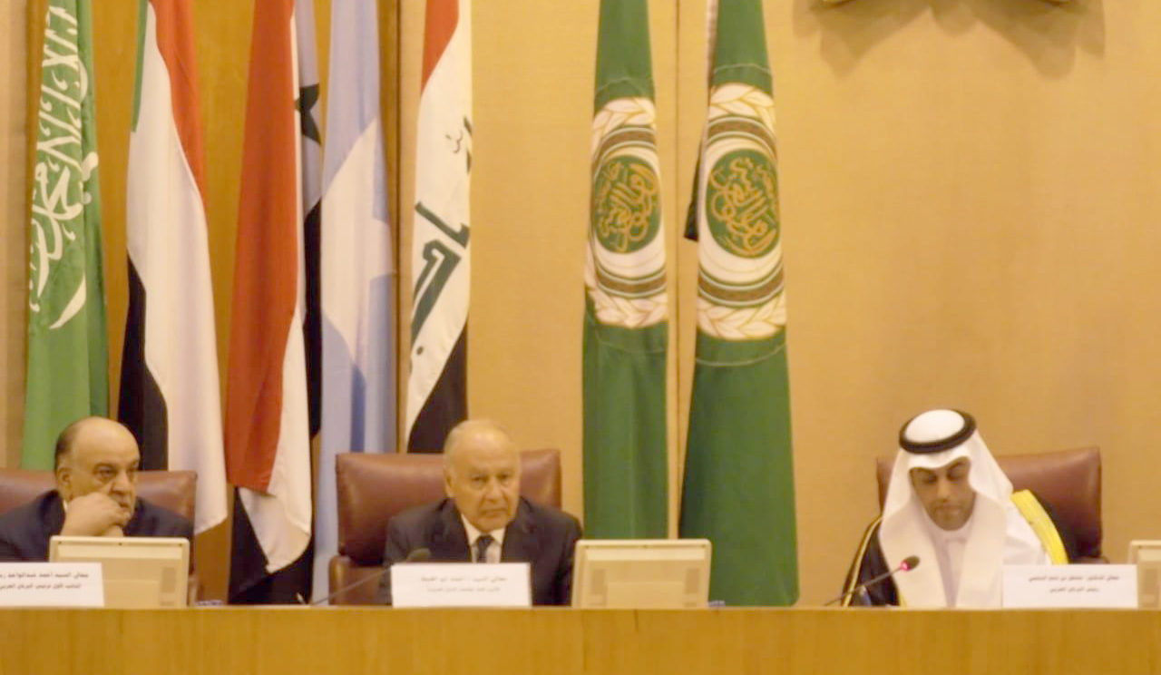 الأمين العام لجامعة الدول العربية أحمد أبو الغيط خلال الجلسة الختامية للبرلمان العربي