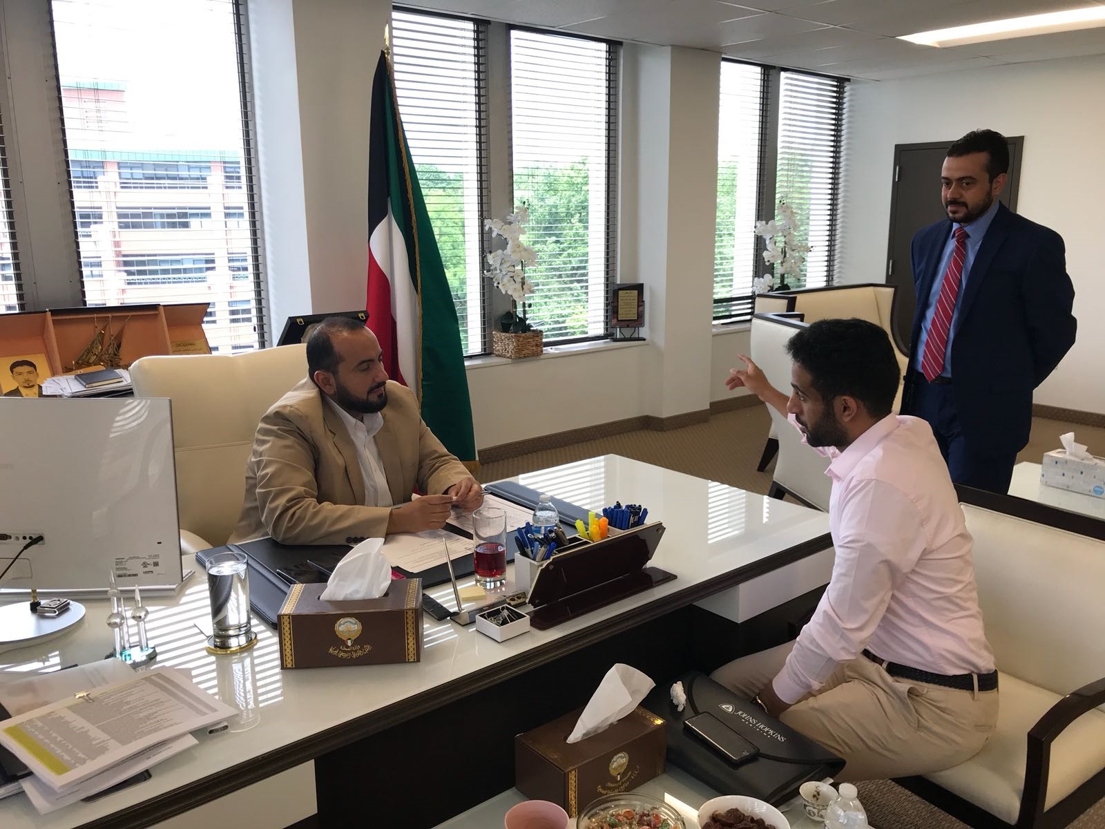 KUNA Kuwaiti minister visits health office in Washington DC