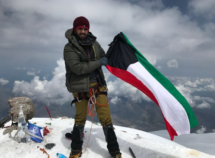 Kuwaiti mountaineer Yousef Al-Refai reaches highest volcanic peak in Oceania