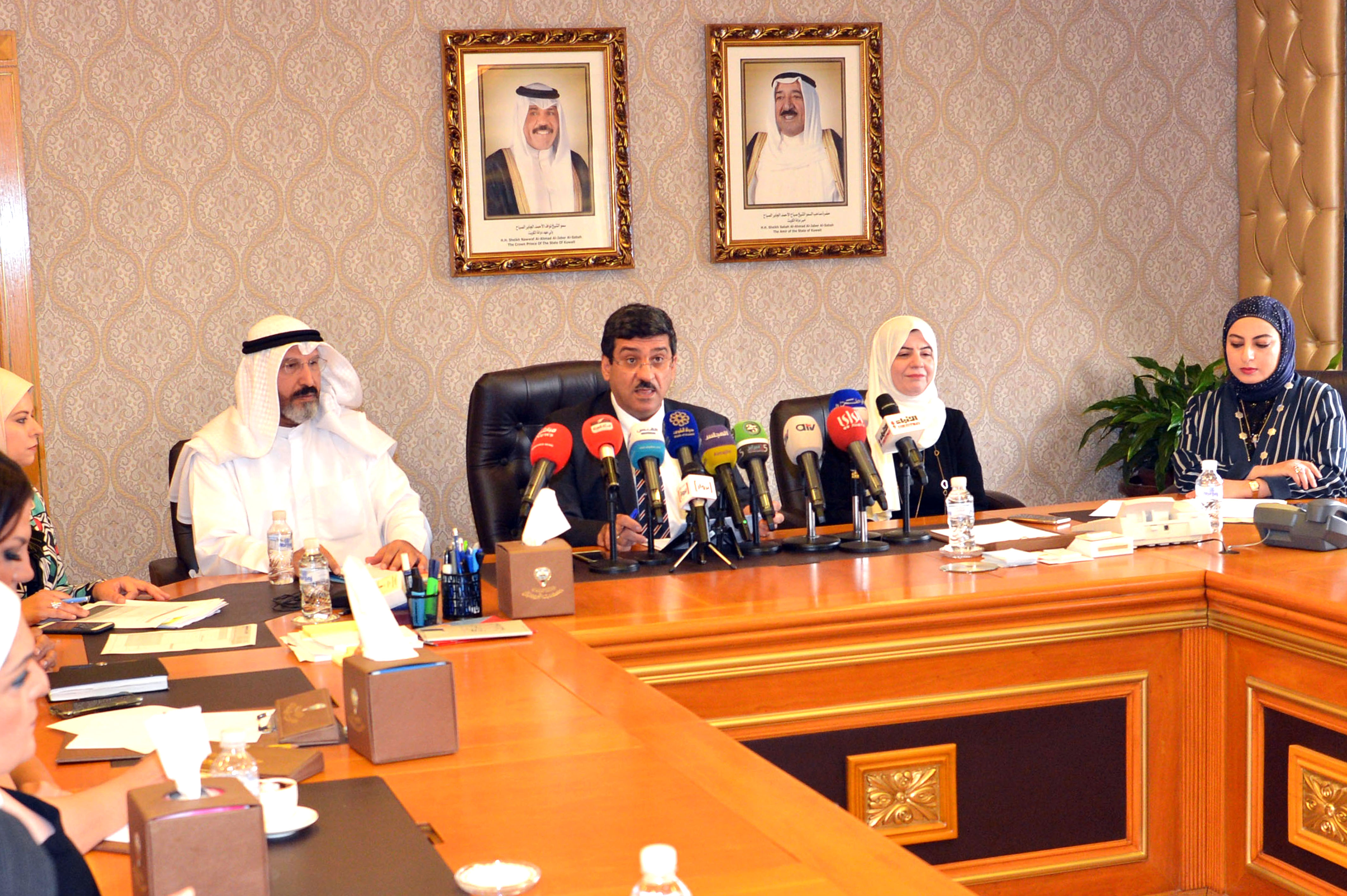 Kuwait health ministry's press conference