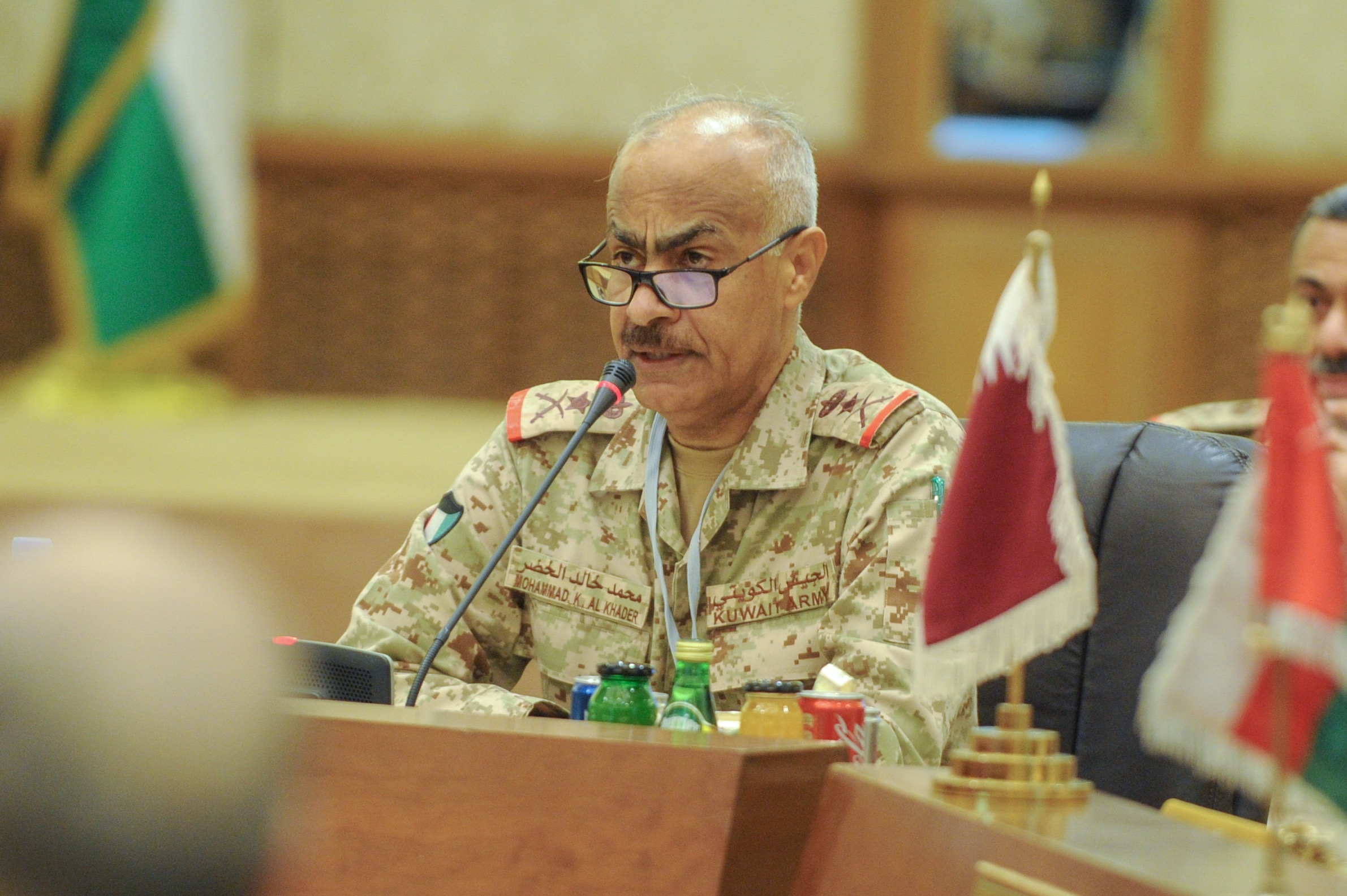 Kuwait's Chief of Staff of of the Armed Forces Lieutenant General Mohammad Khaled Al-Khudher