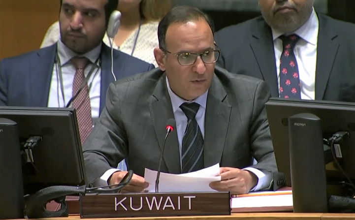 Permanent Representative of the State of Kuwait to the United Nations Ambassador Mansour Al-Otaibi