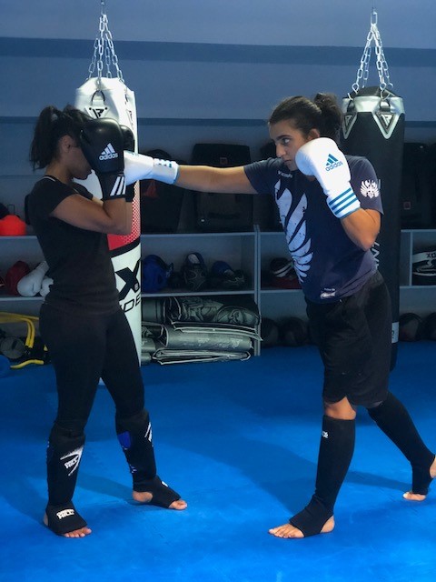  practitioner Shareefa Al-Sarram practicing her skills 