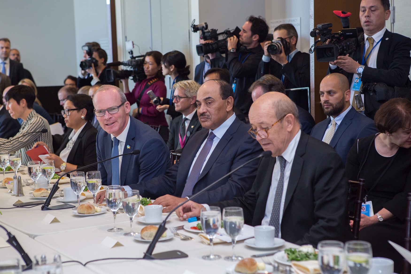 Deputy Prime Minister and Foreign Minister Sheikh Sabah Al-Khaled Al-Hamad Al-Sabah during a ministerial meeting