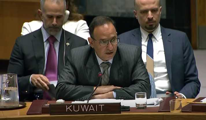 Kuwait Permanent Representative to the UN Ambassador Mansour Al-Otaibi