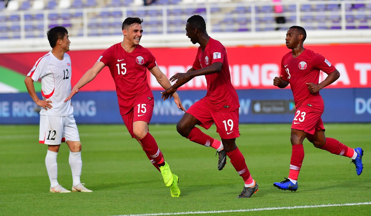 Qatar overwhelms N. Korea with six goals