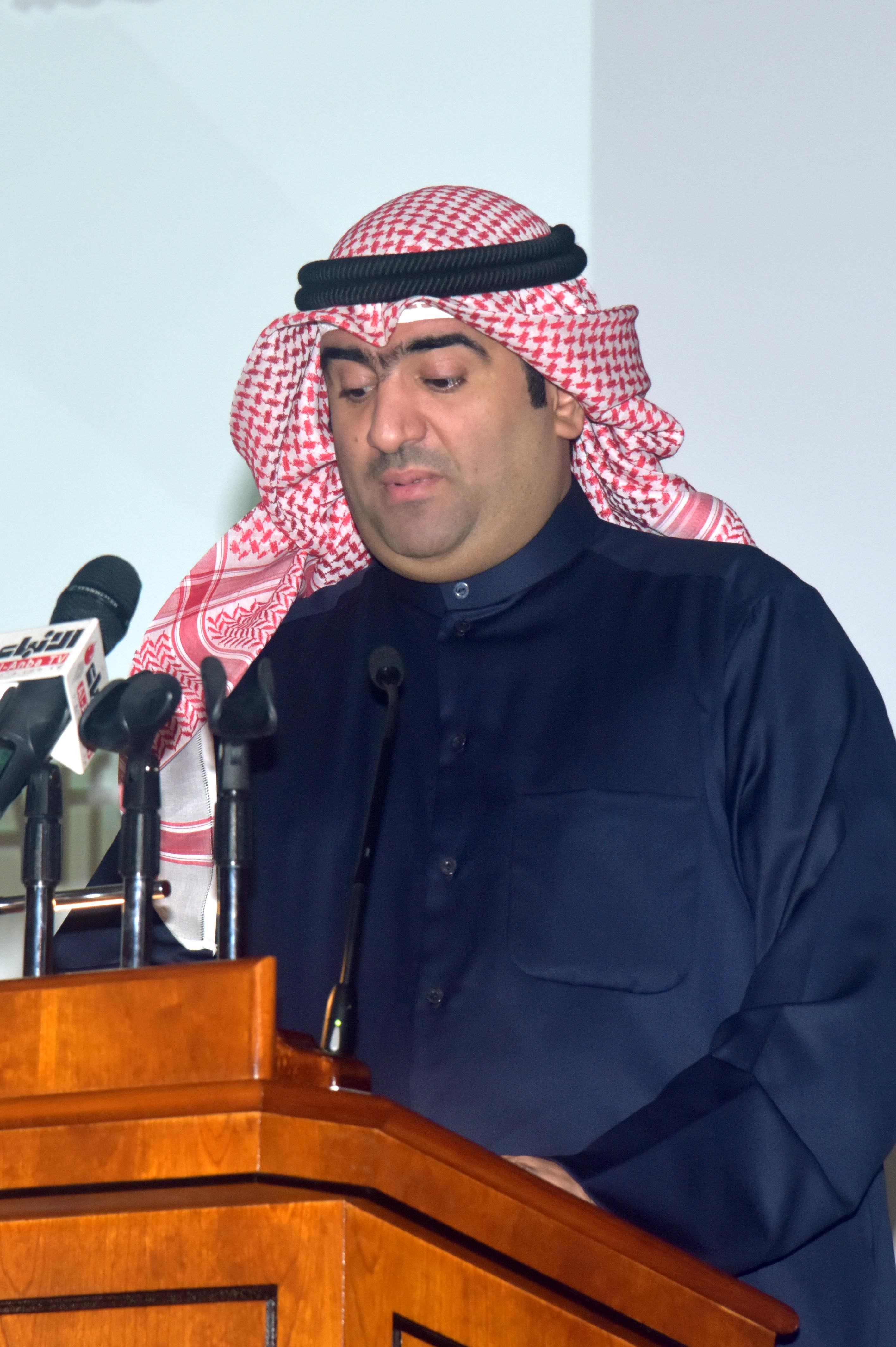 Minister of Commerce and Industry and the Minister of State for services, Khaled Al-Roudhan