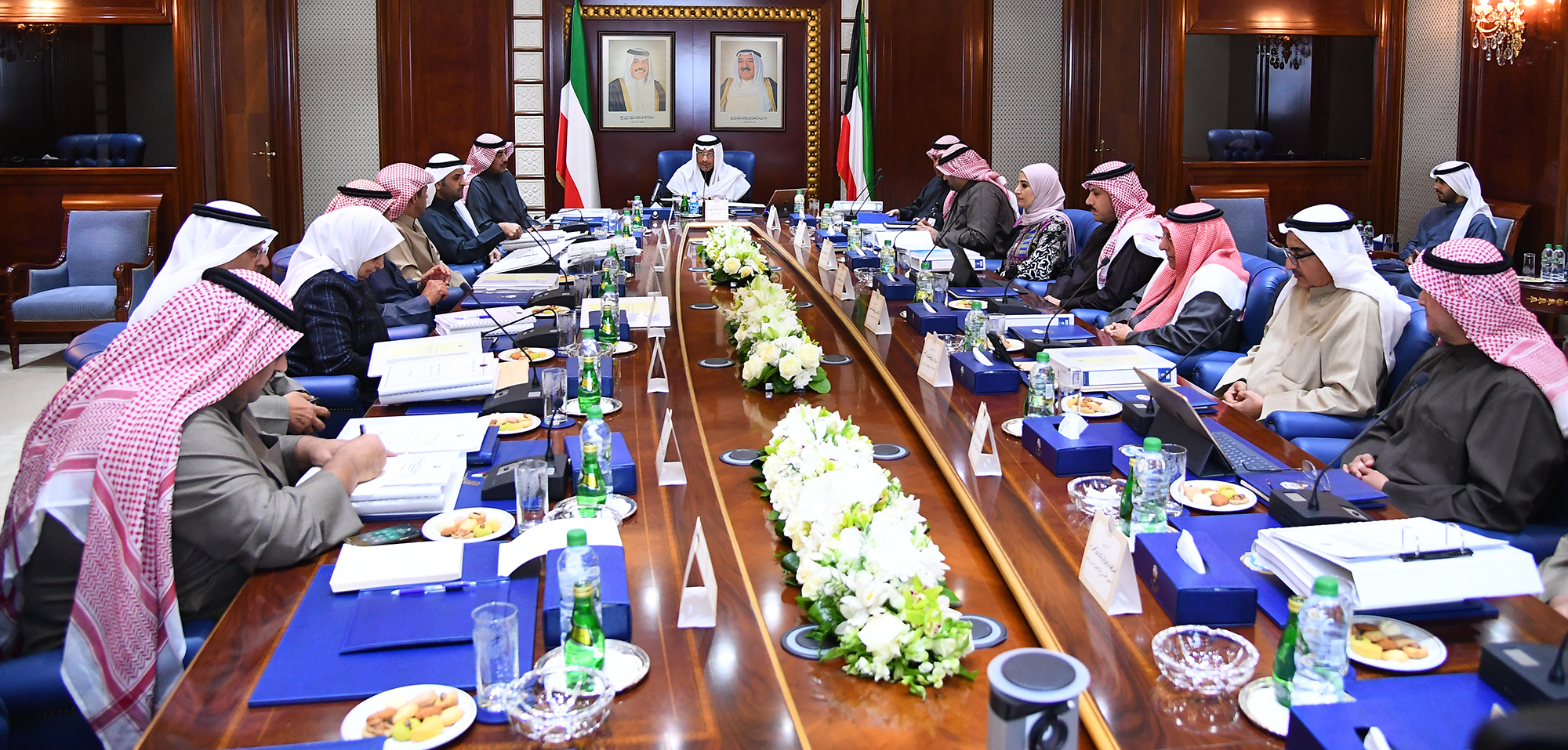His Highness the Prime Minister Sheikh Jaber Al-Mubarak Al-Hamad Al-Sabah heads Supreme Petroleum Council meeting