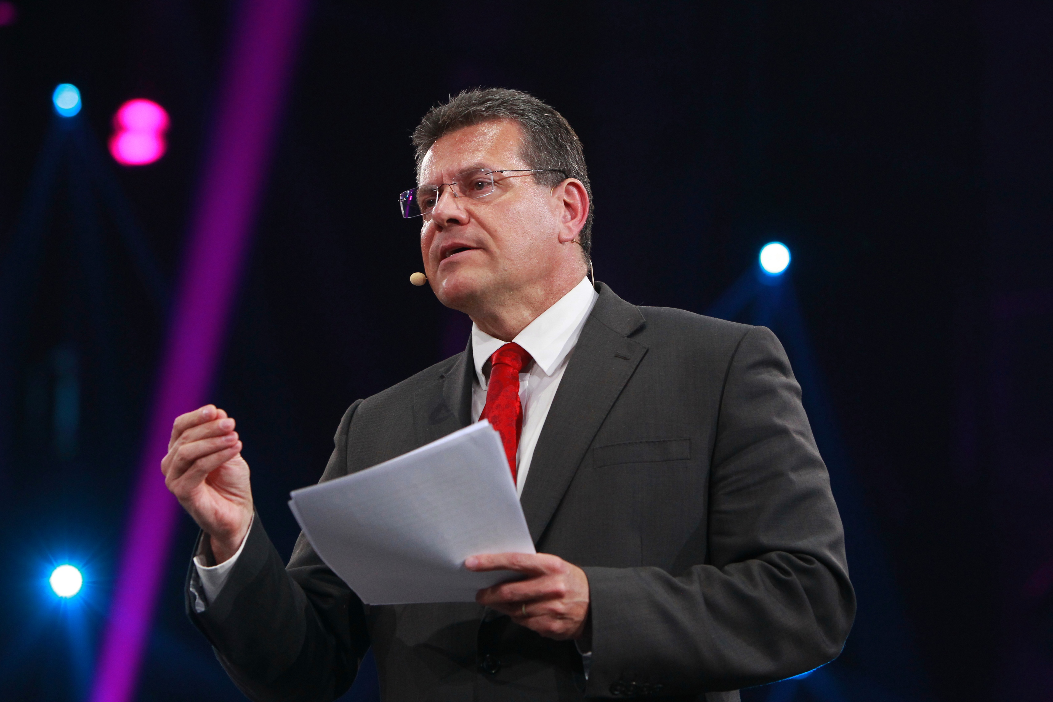 European Commission vice-president in charge for energy union and climate Maros Sefcovic