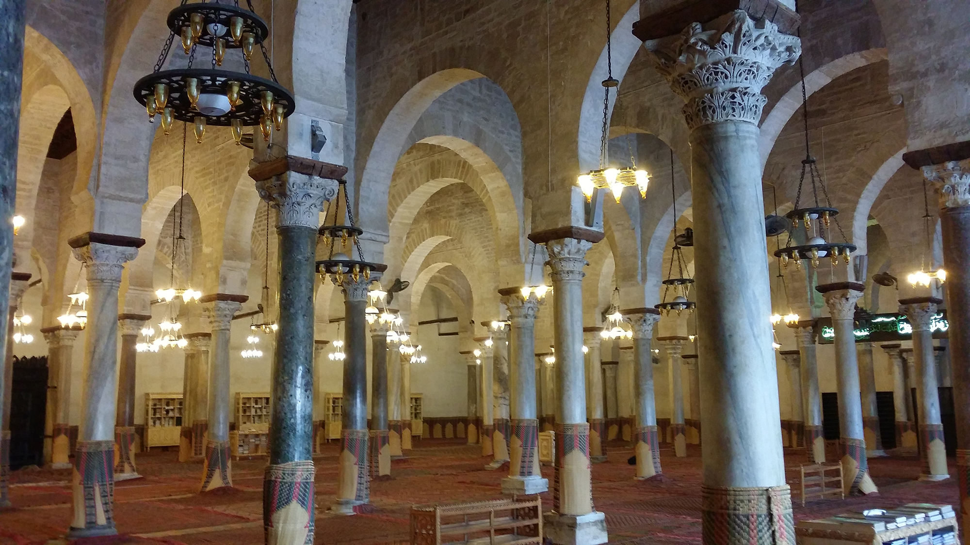 Great Mosque of Kairouan is considered one of the key Tunisian cultural and religious monuments