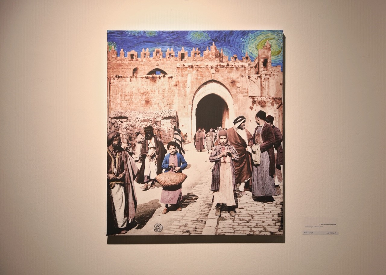 اعمال الفنانة الكويتية ايمان الشمري في معرض (التاريخ ملونا)