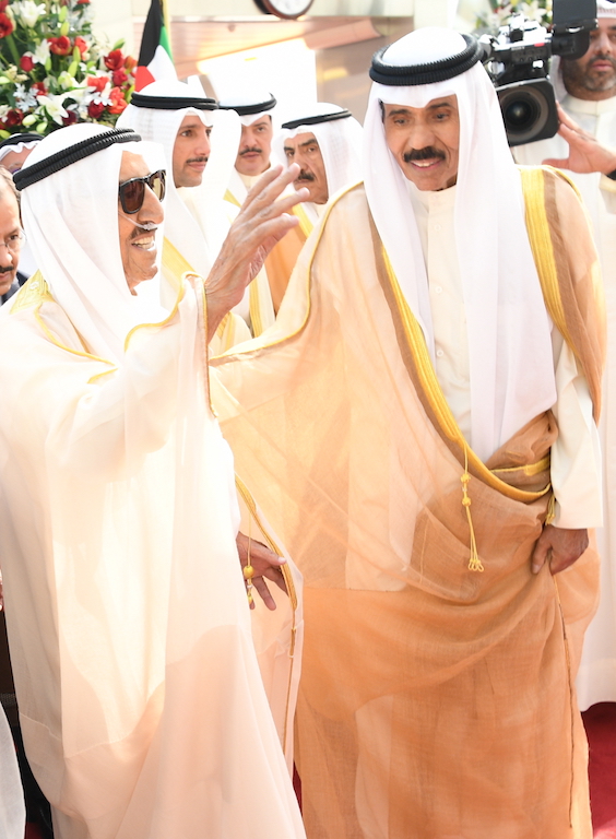 HH the Amir during his arrival