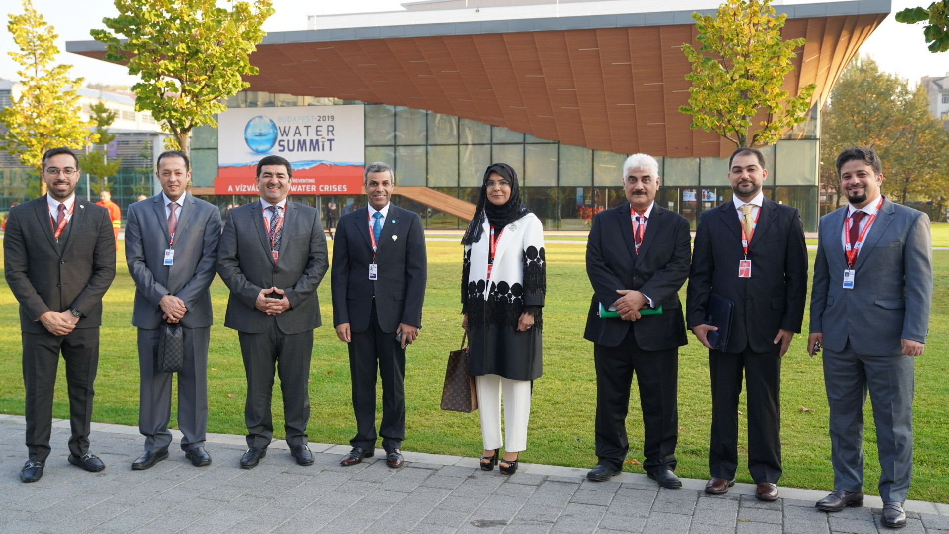 وفد الكويت المشارك في مؤتمر المياه العالمي 2019