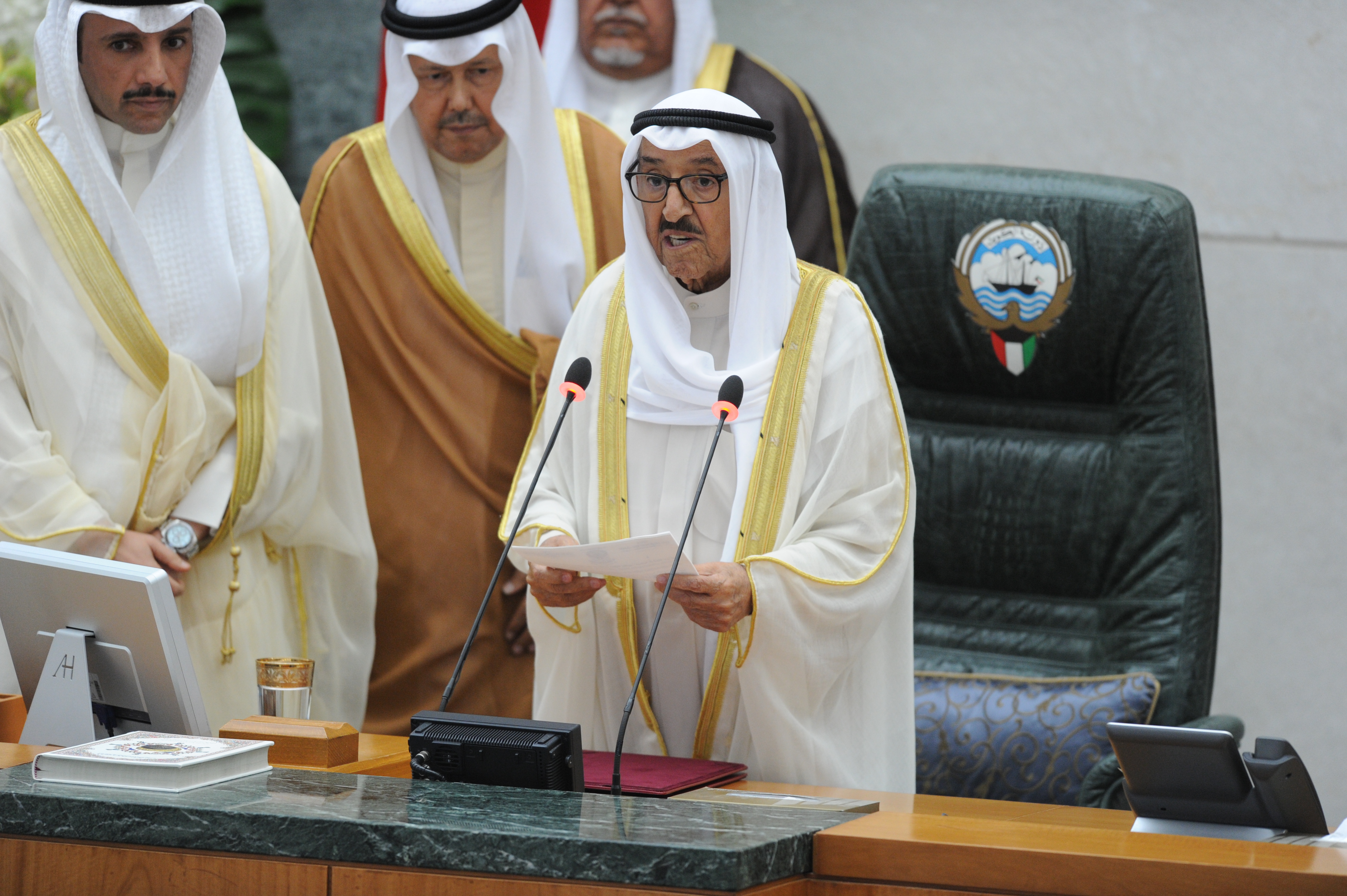 H.H the Amir opens 4th ordinary session of parl't's 15th