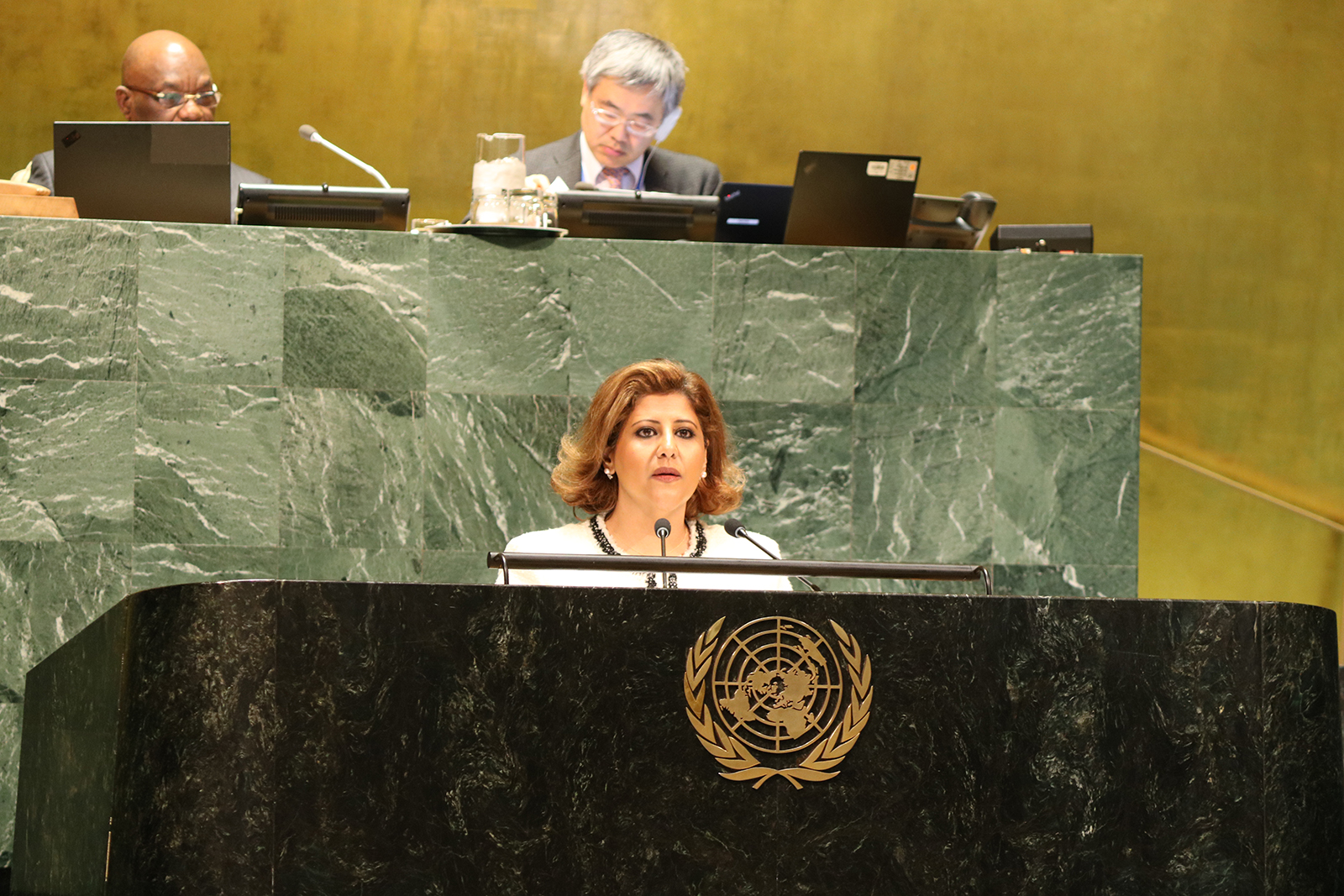 First Secretary in Kuwait's permanent mission to the UN during the discussion